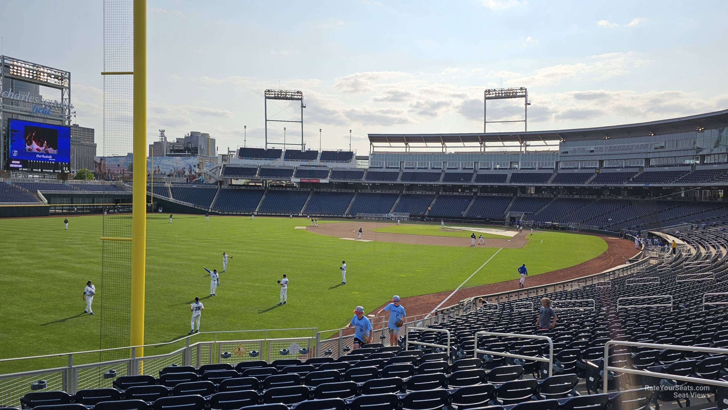 section 124, row 28 seat view  - charles schwab field