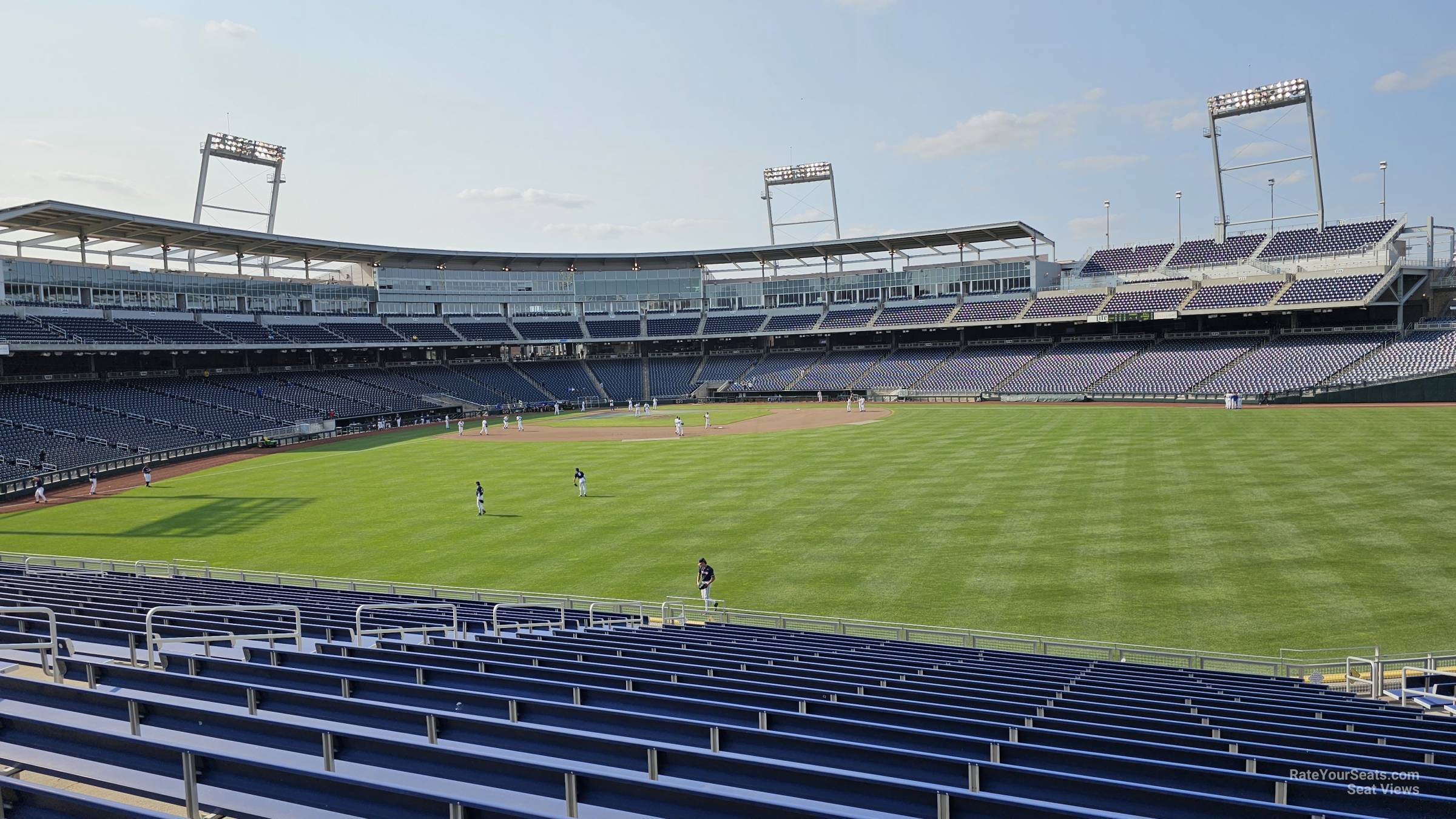 section 132, row 31 seat view  - charles schwab field