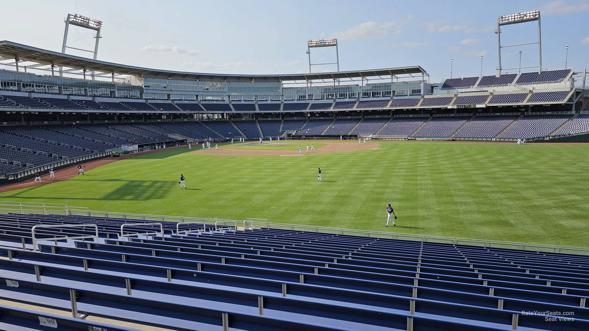 section 133, row 31 seat view - charles schwab field