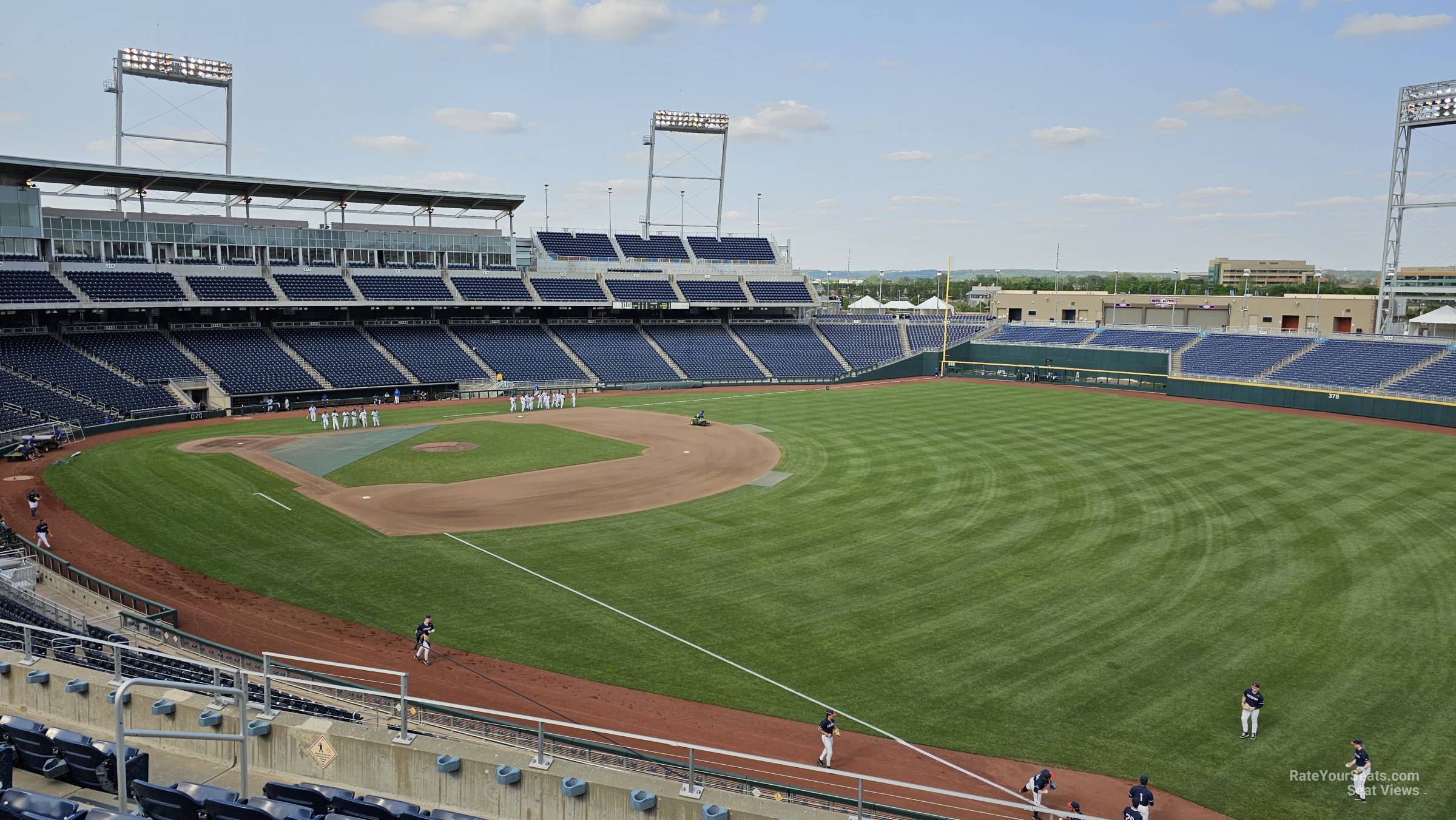 section 201, row 7 seat view - charles schwab field