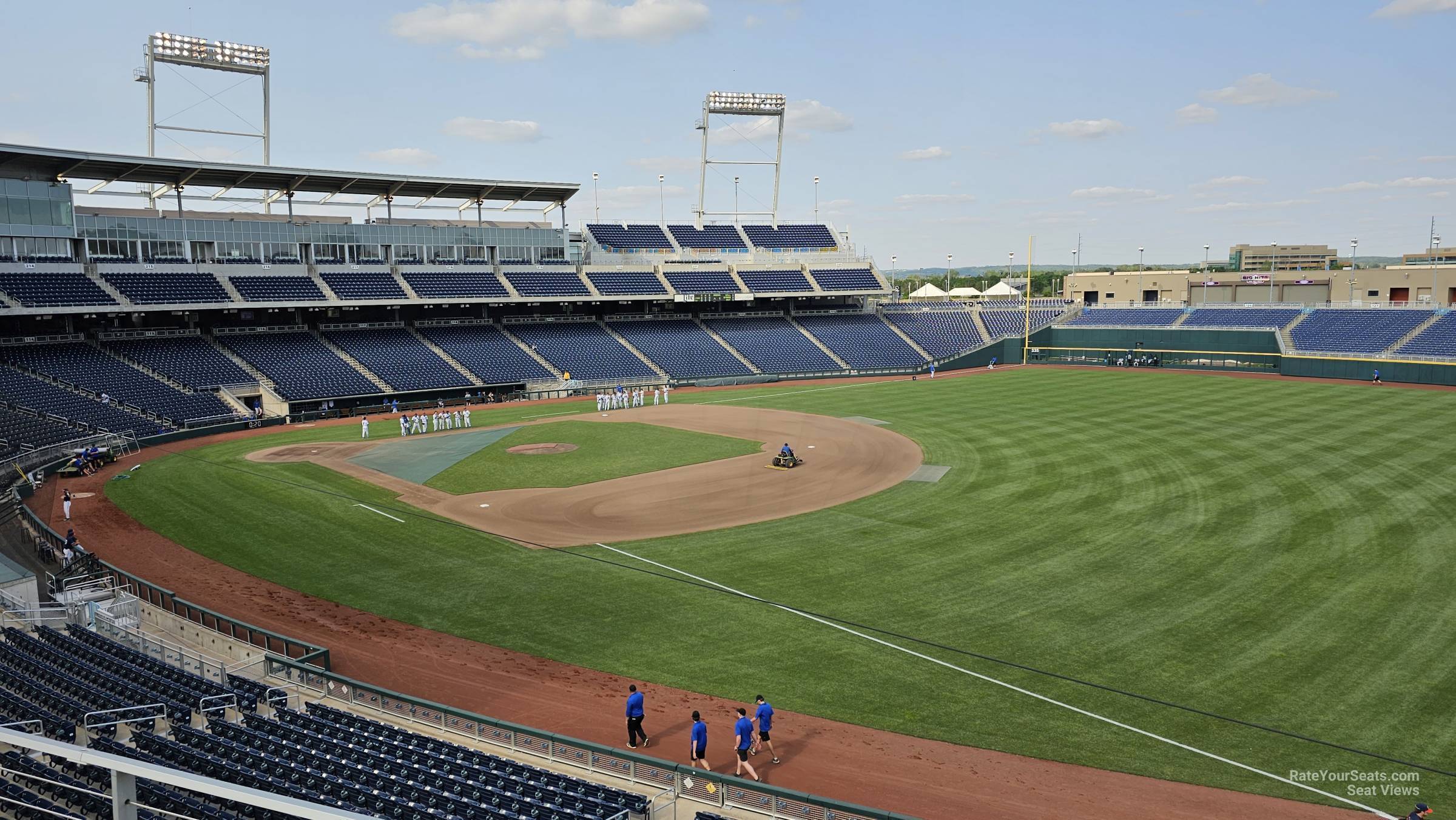 section 202, row 2 seat view  - charles schwab field