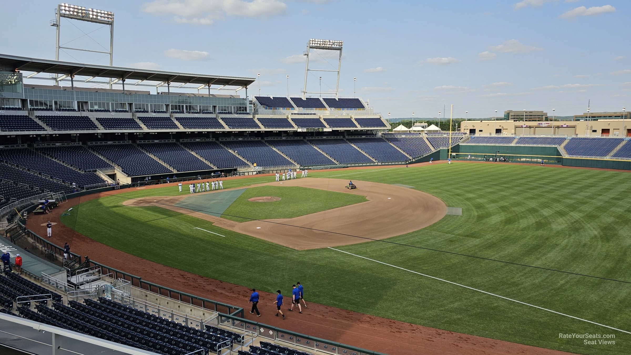 section 203, row 2 seat view  - charles schwab field