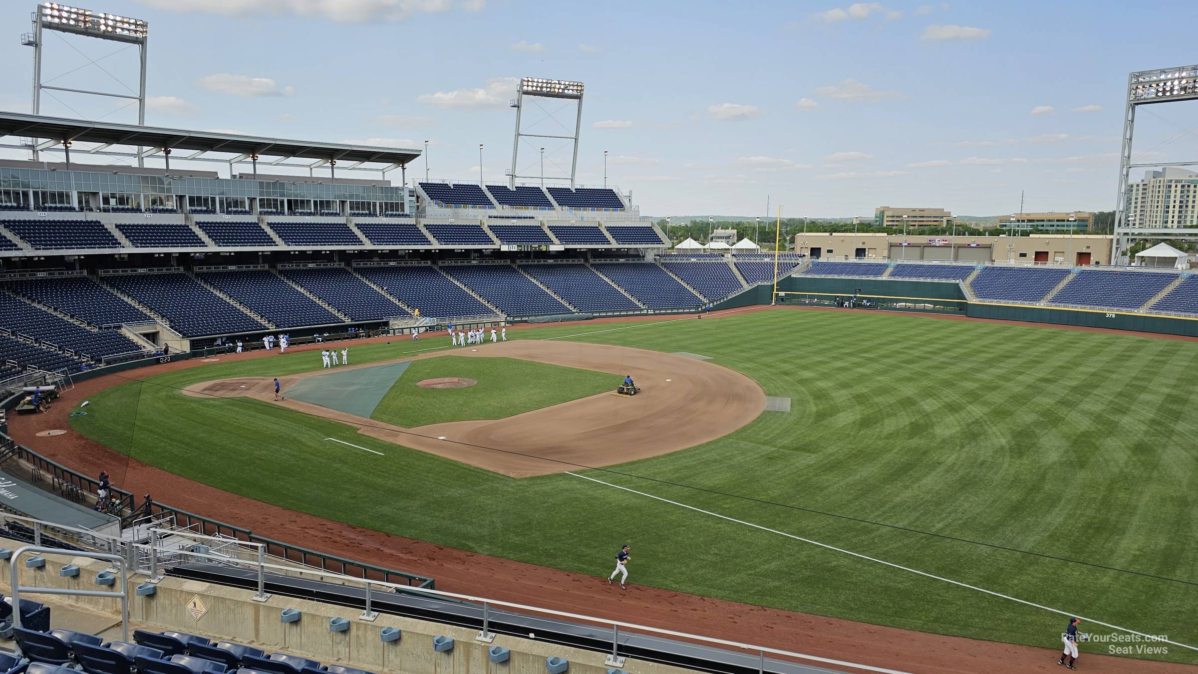 section 203, row 7 seat view - charles schwab field