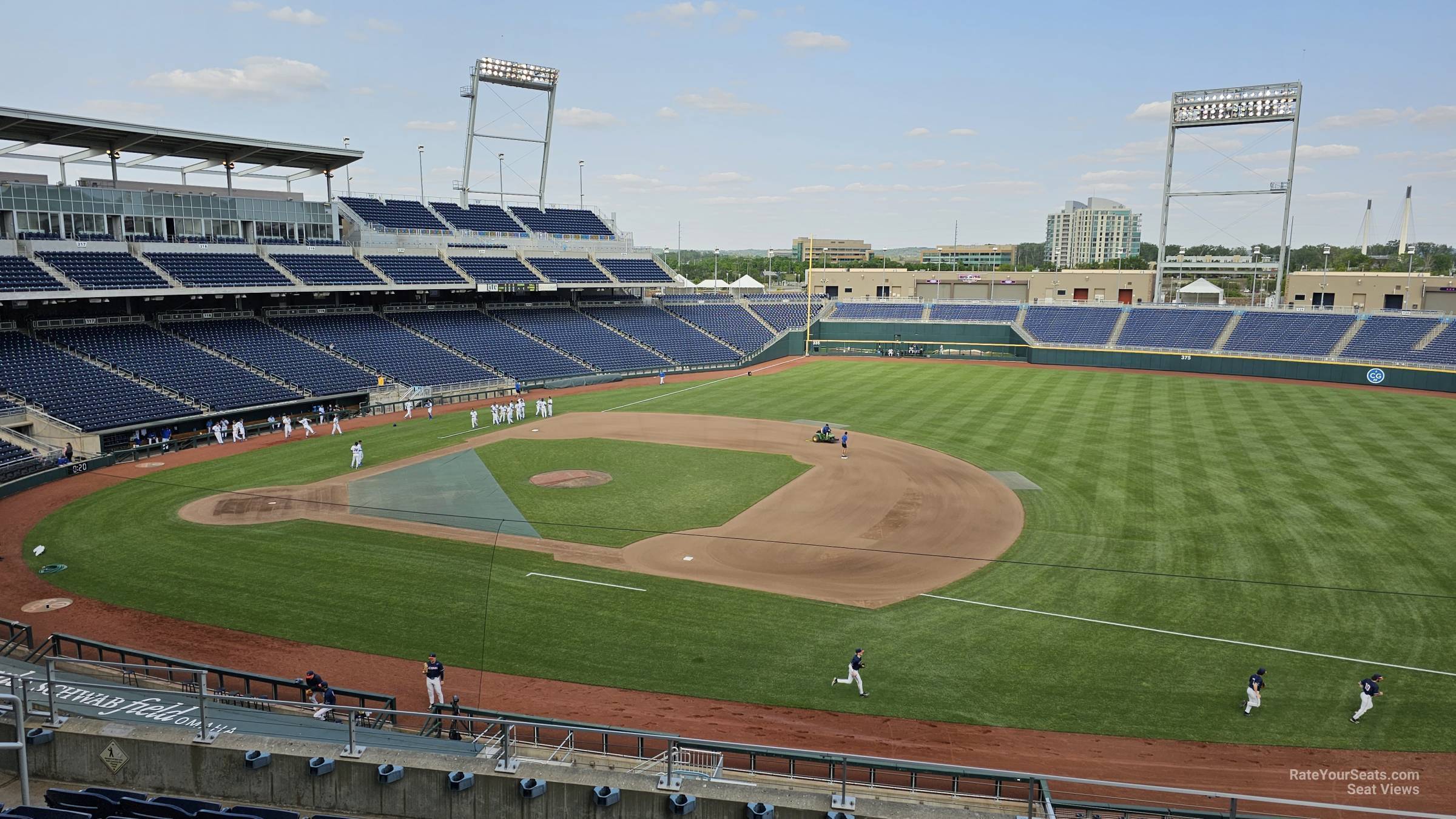 section 205, row 7 seat view  - charles schwab field