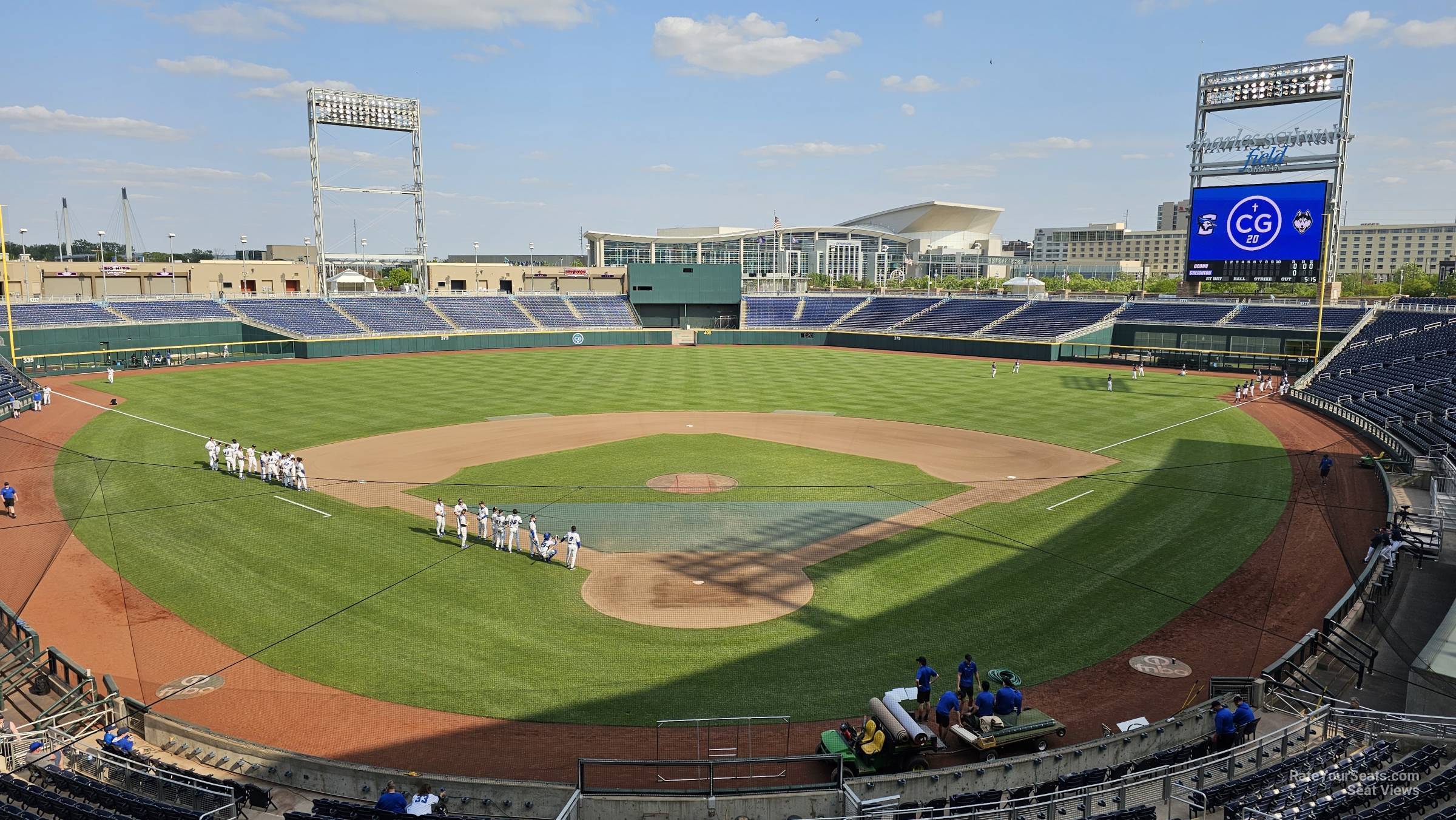 section 212, row 2 seat view - charles schwab field