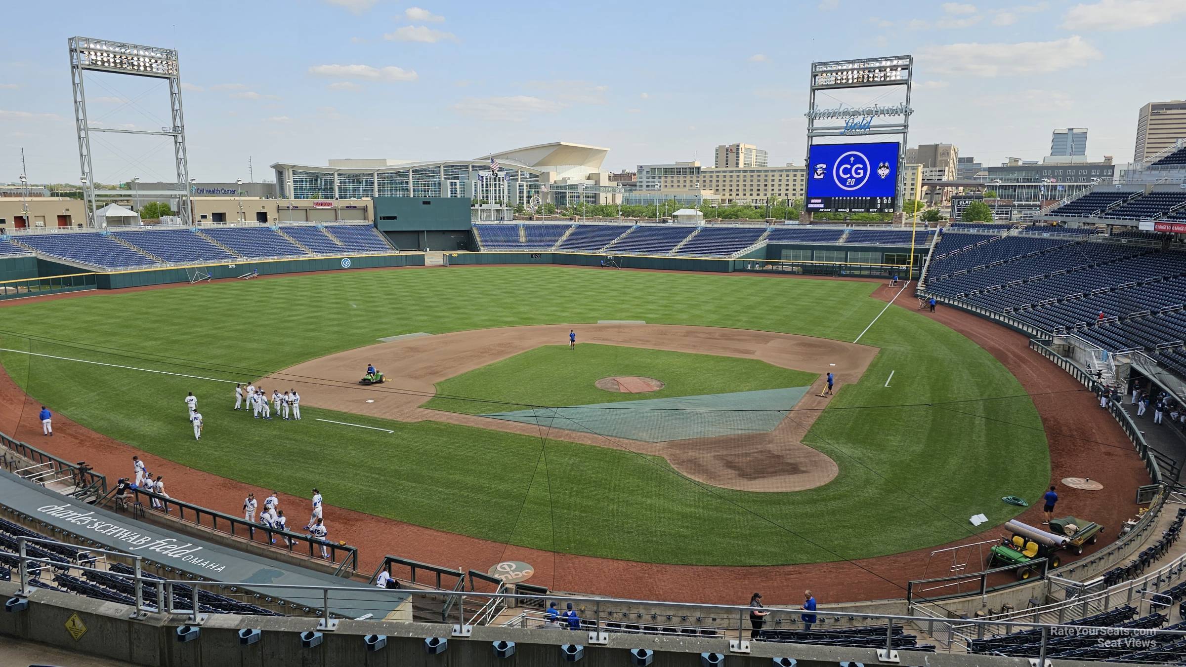 section 214, row 7 seat view  - charles schwab field