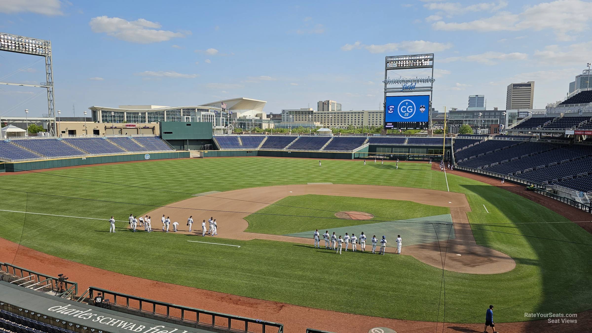 section 215, row 2 seat view  - charles schwab field