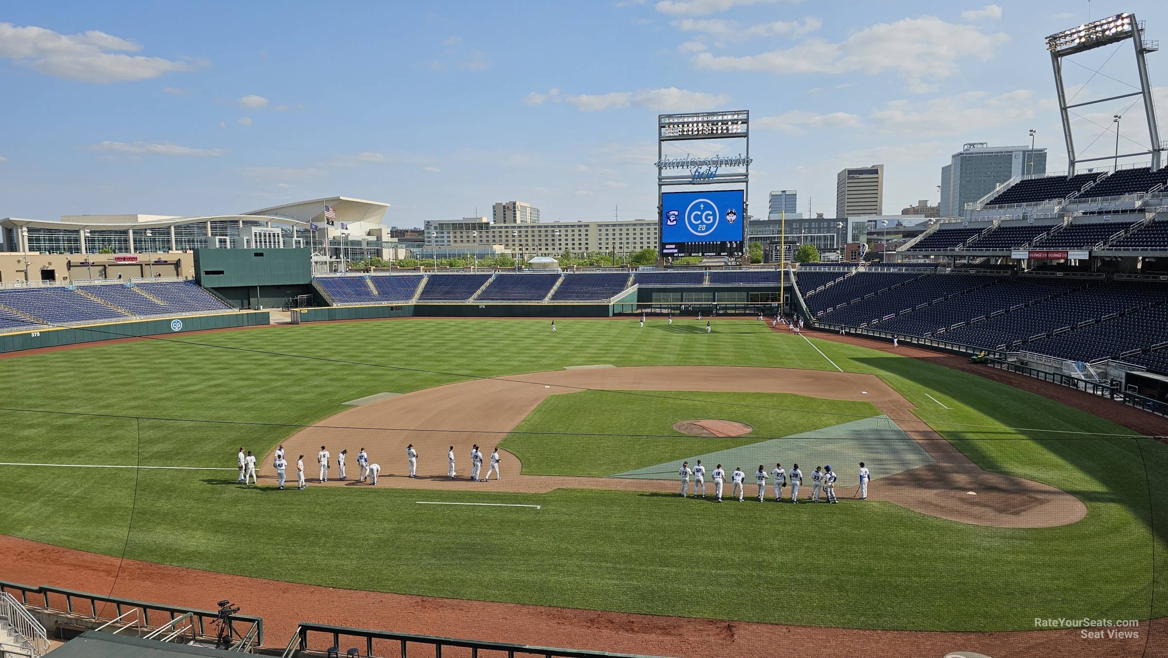 section 216, row 2 seat view  - charles schwab field