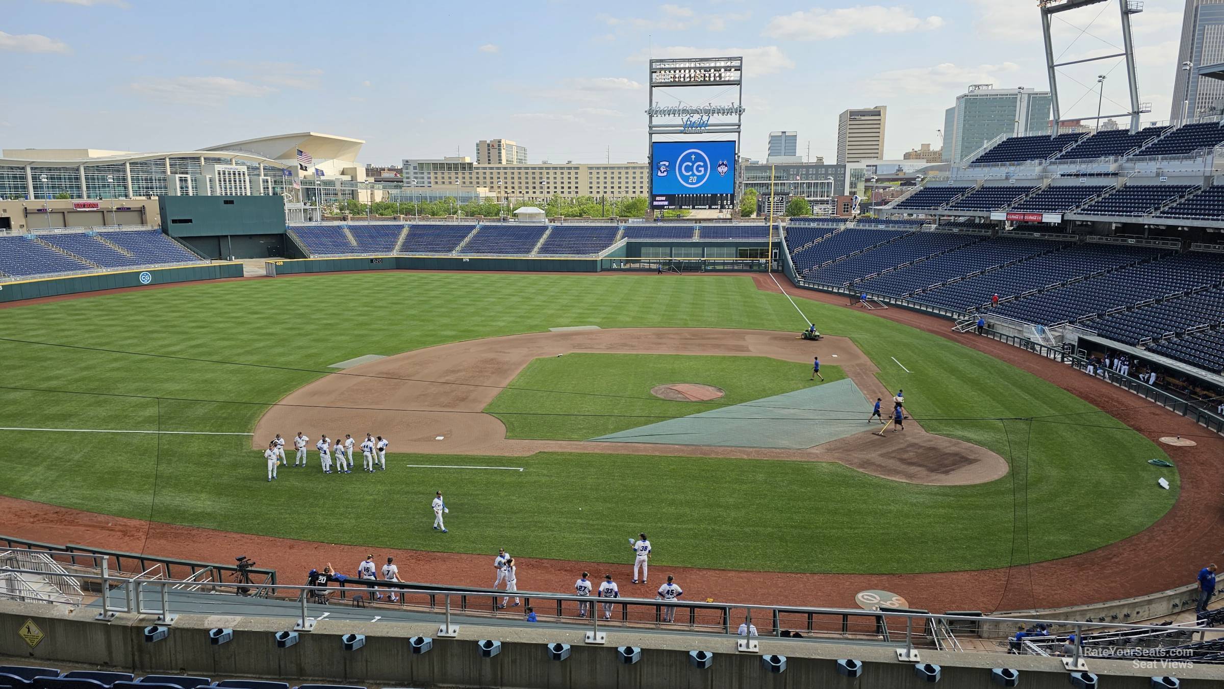 section 216, row 7 seat view - charles schwab field