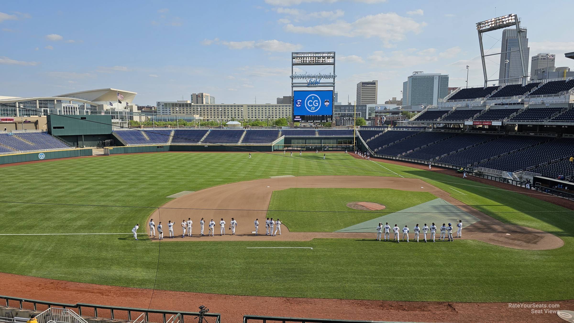 section 217, row 2 seat view  - charles schwab field