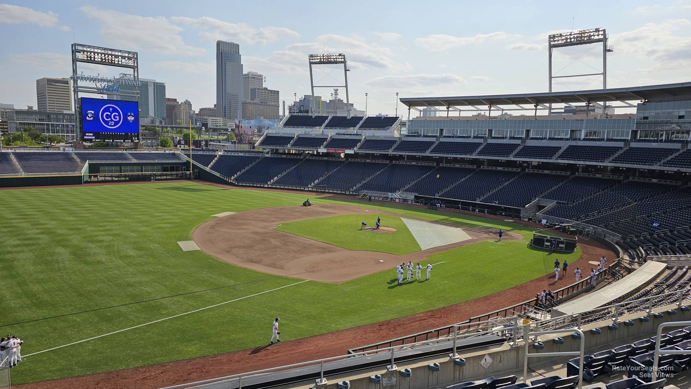 section 221, row 7 seat view  - charles schwab field