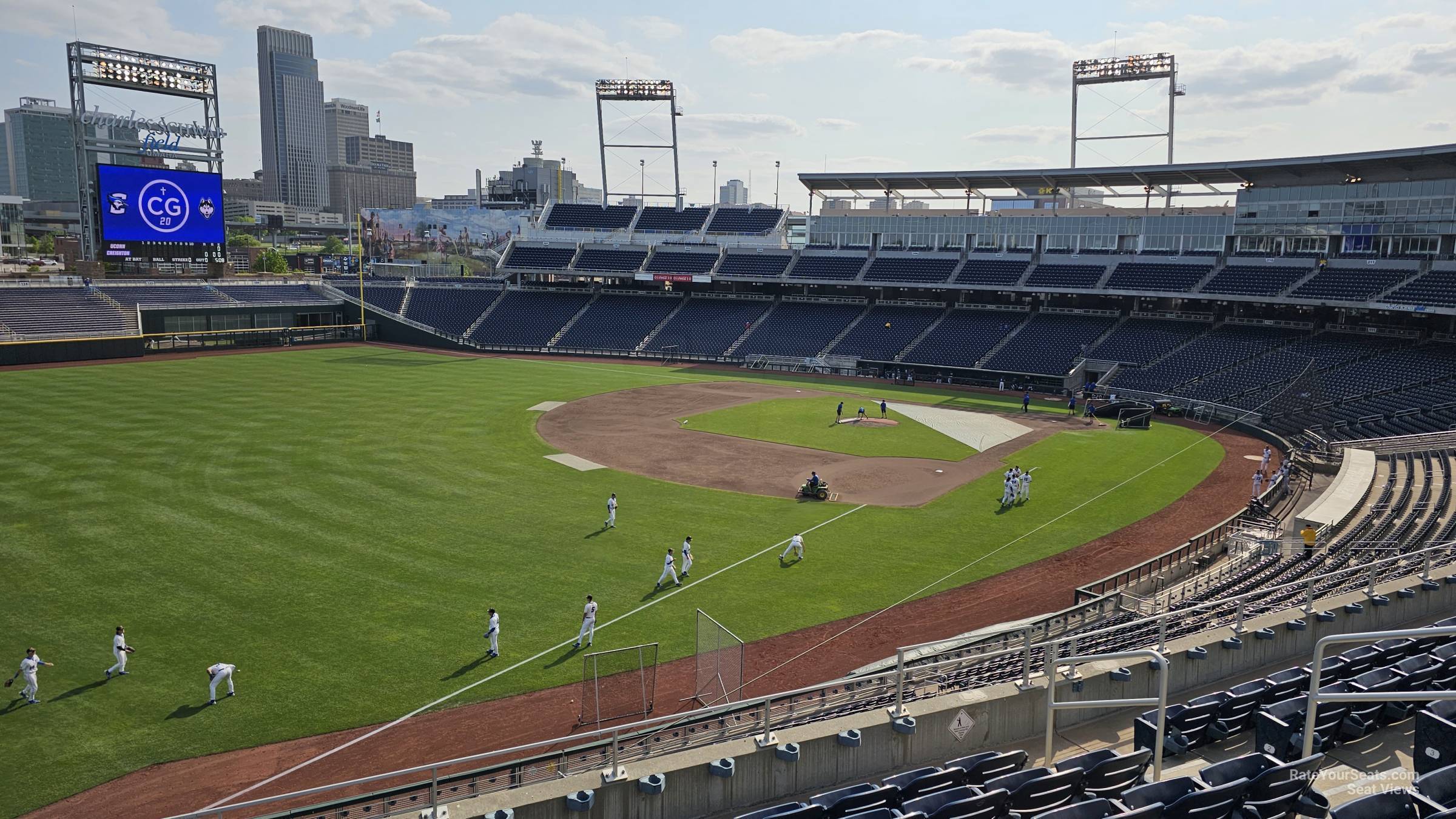 section 223, row 7 seat view  - charles schwab field