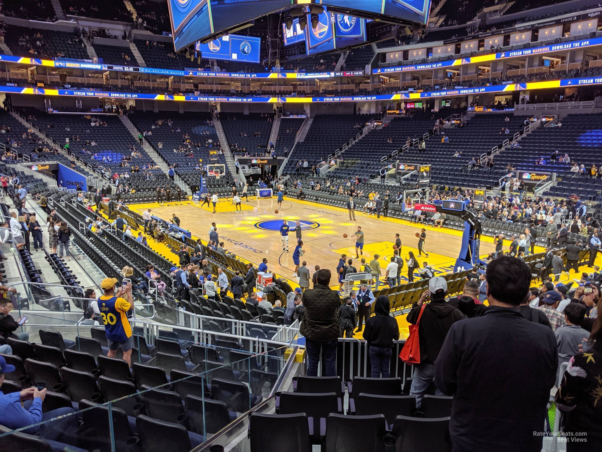 chase center section 112 golden state warriors chase center san francisco concert seating chart