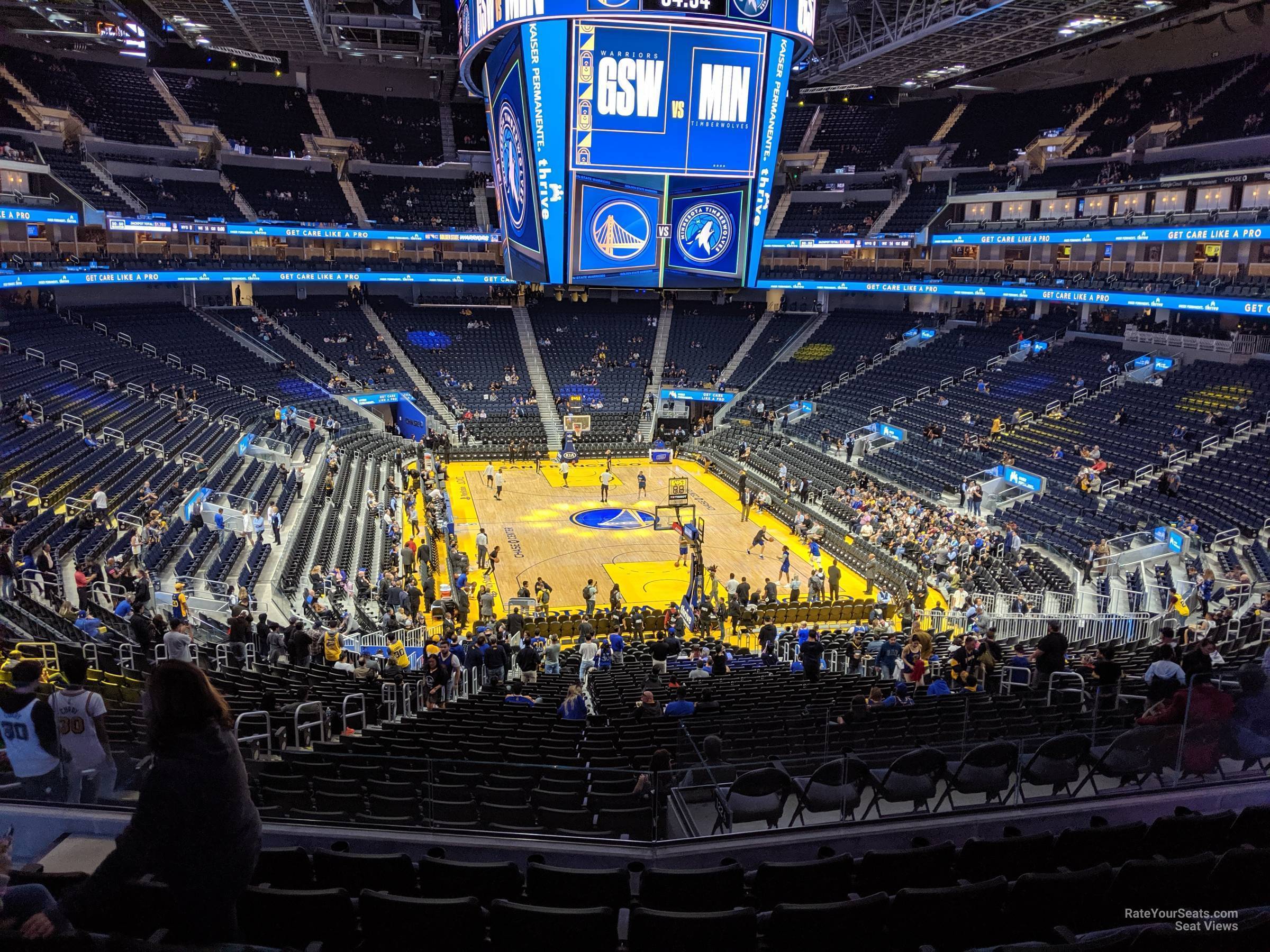 Chase center section 128 golden state warriors rateyourseats