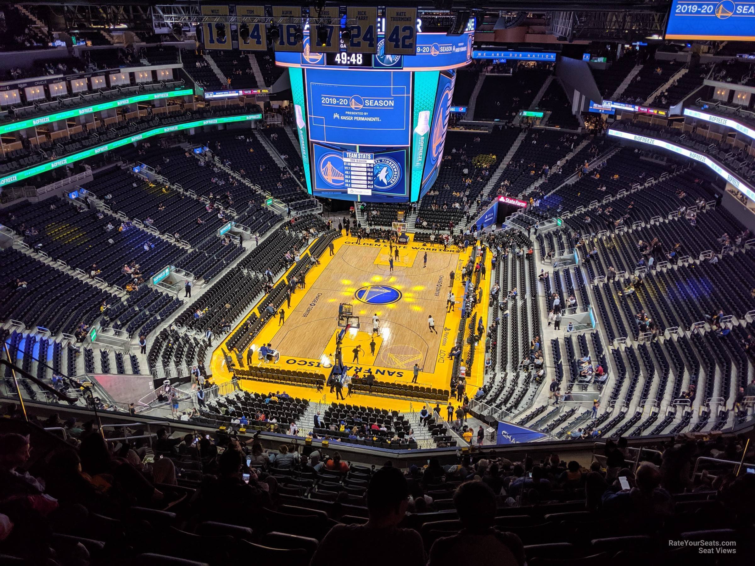 Chase Center Section 212 Golden State Warriors