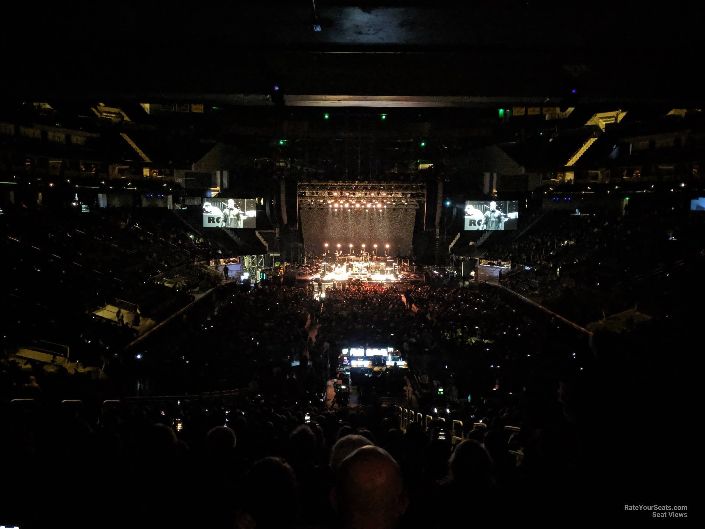 section 110, row 27 seat view  for concert - chase center