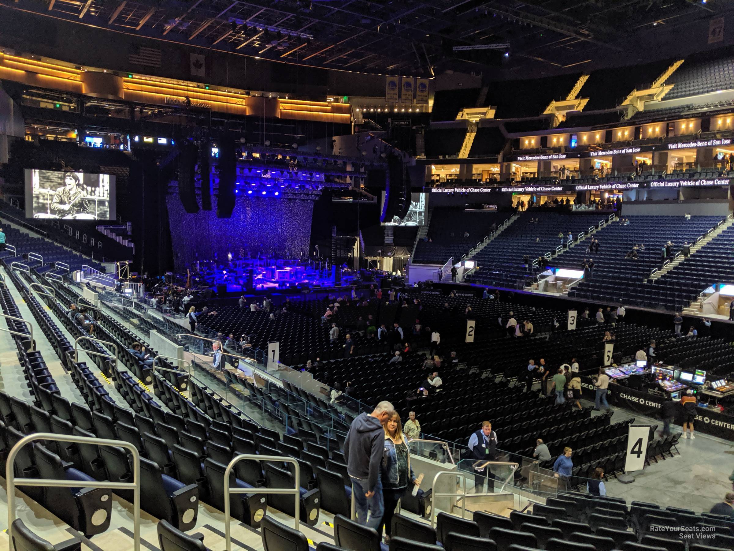 Chase Center Section 113 Concert Seating
