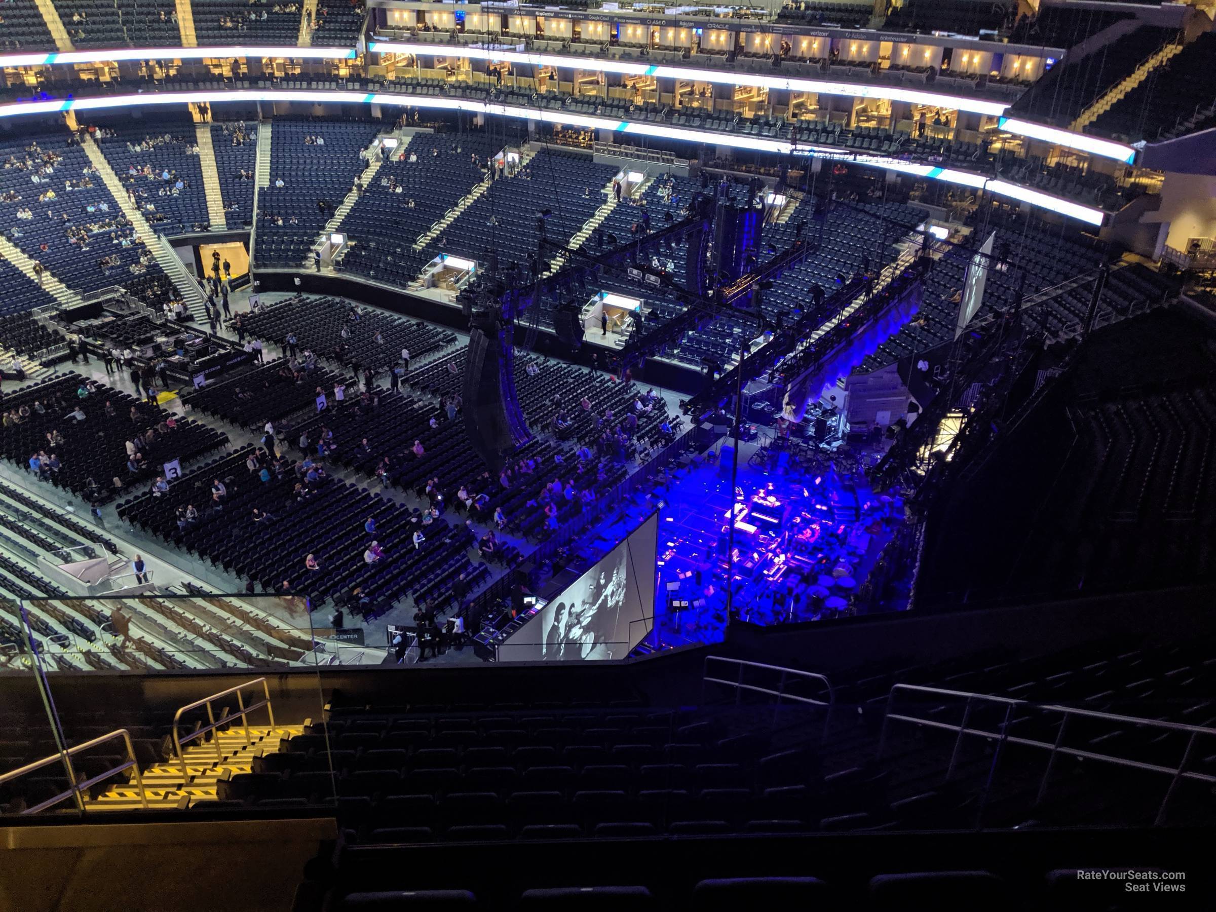 section 202, row 13 seat view  for concert - chase center