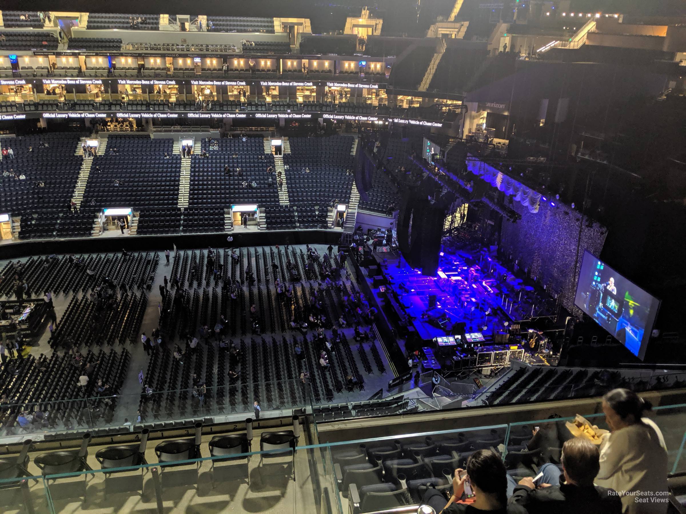 Chase Center Section 205 Concert Seating