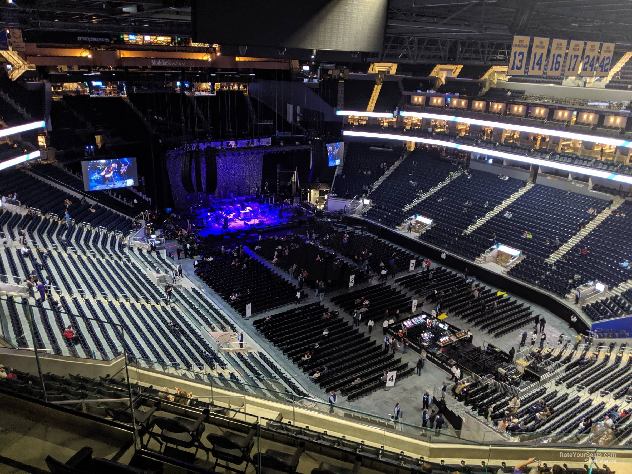 section 216, row 13 seat view  for concert - chase center
