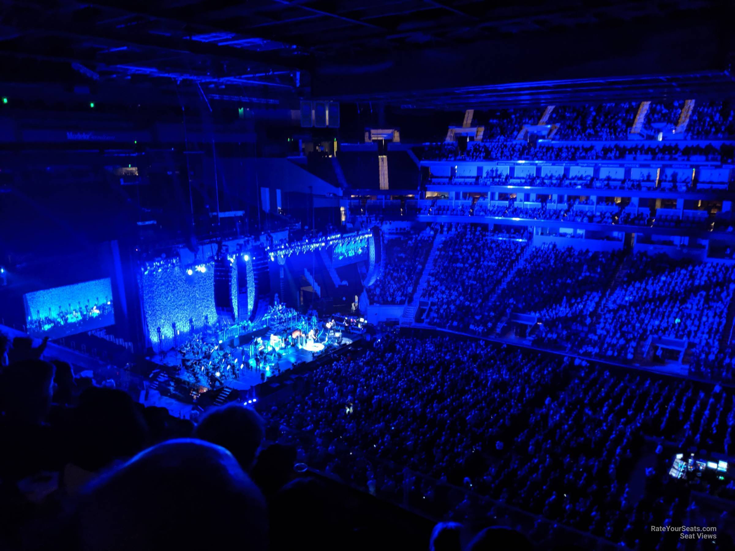 section 219, row 9 seat view  for concert - chase center