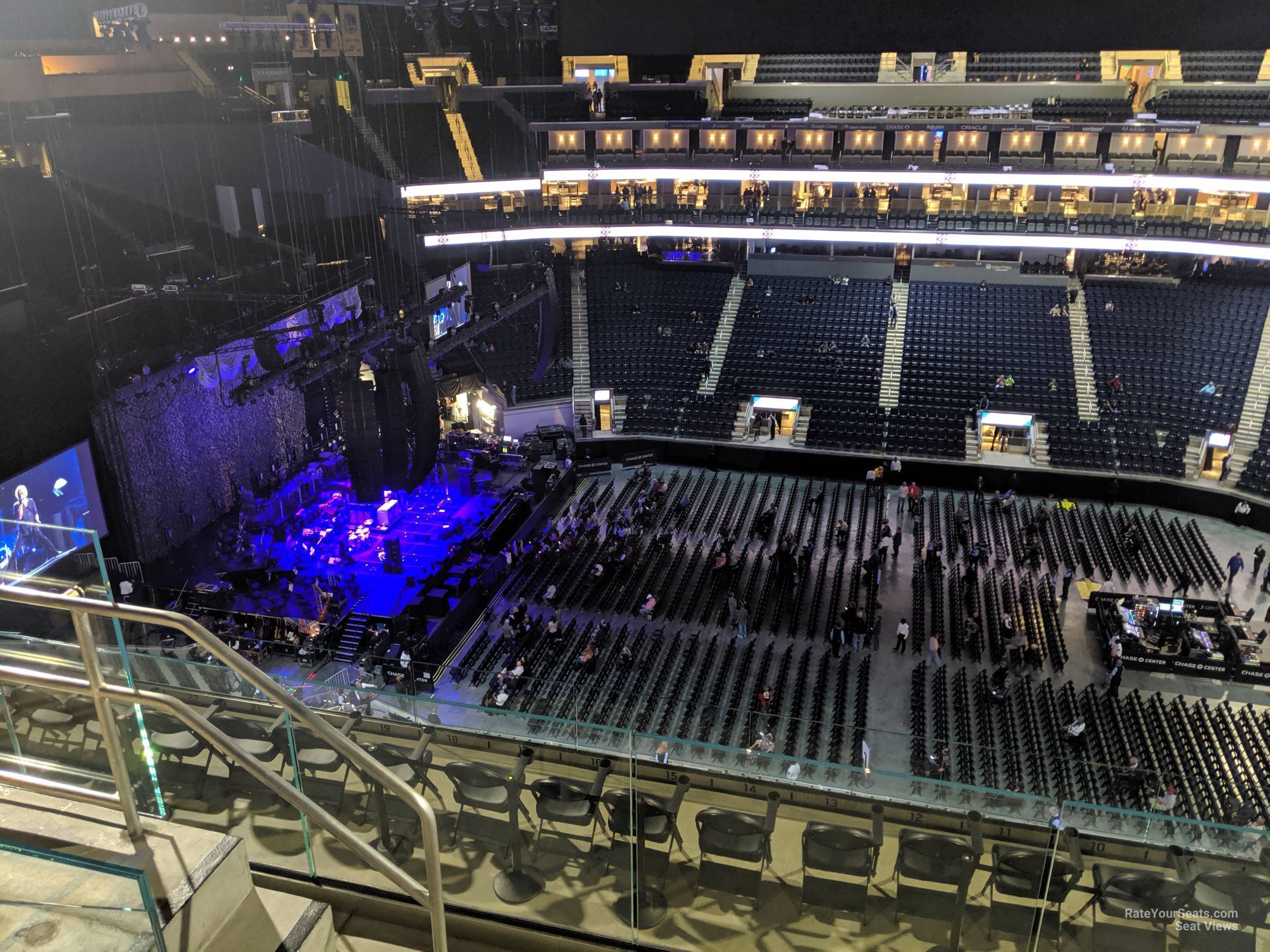 section 220, row 13 seat view  for concert - chase center