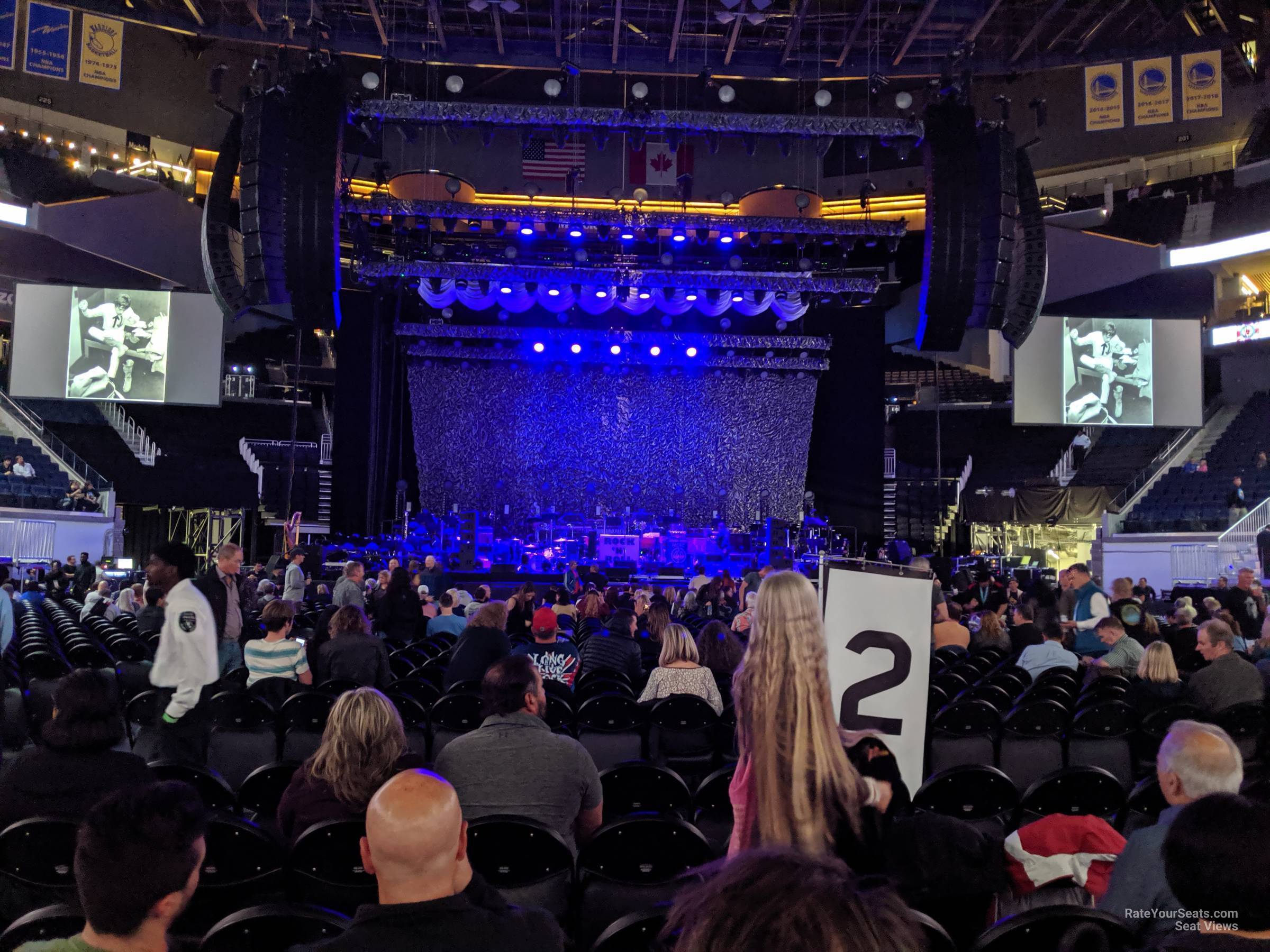 Chase Center Floor 5 Concert Seating