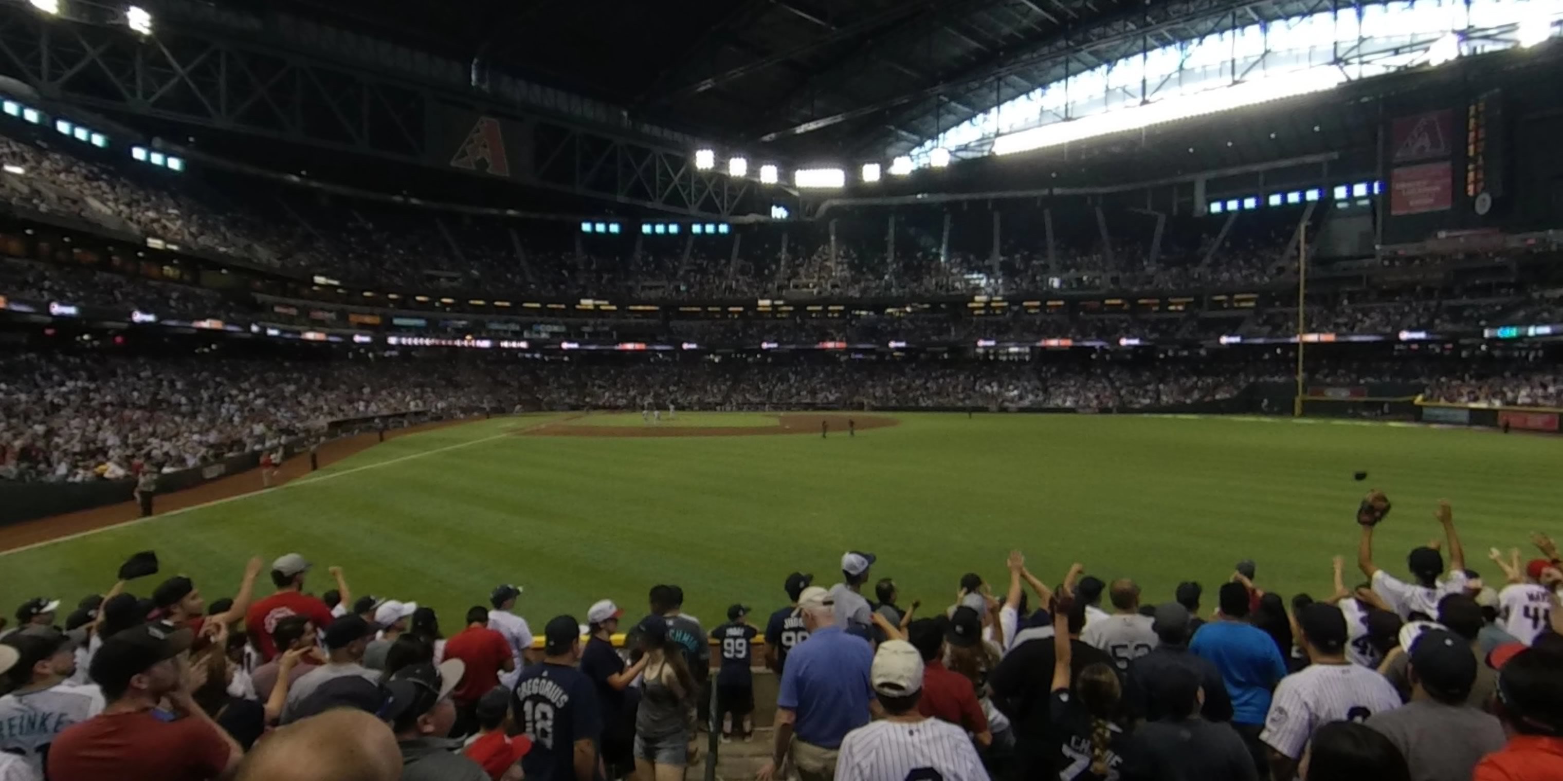 section 103 panoramic seat view  for baseball - chase field