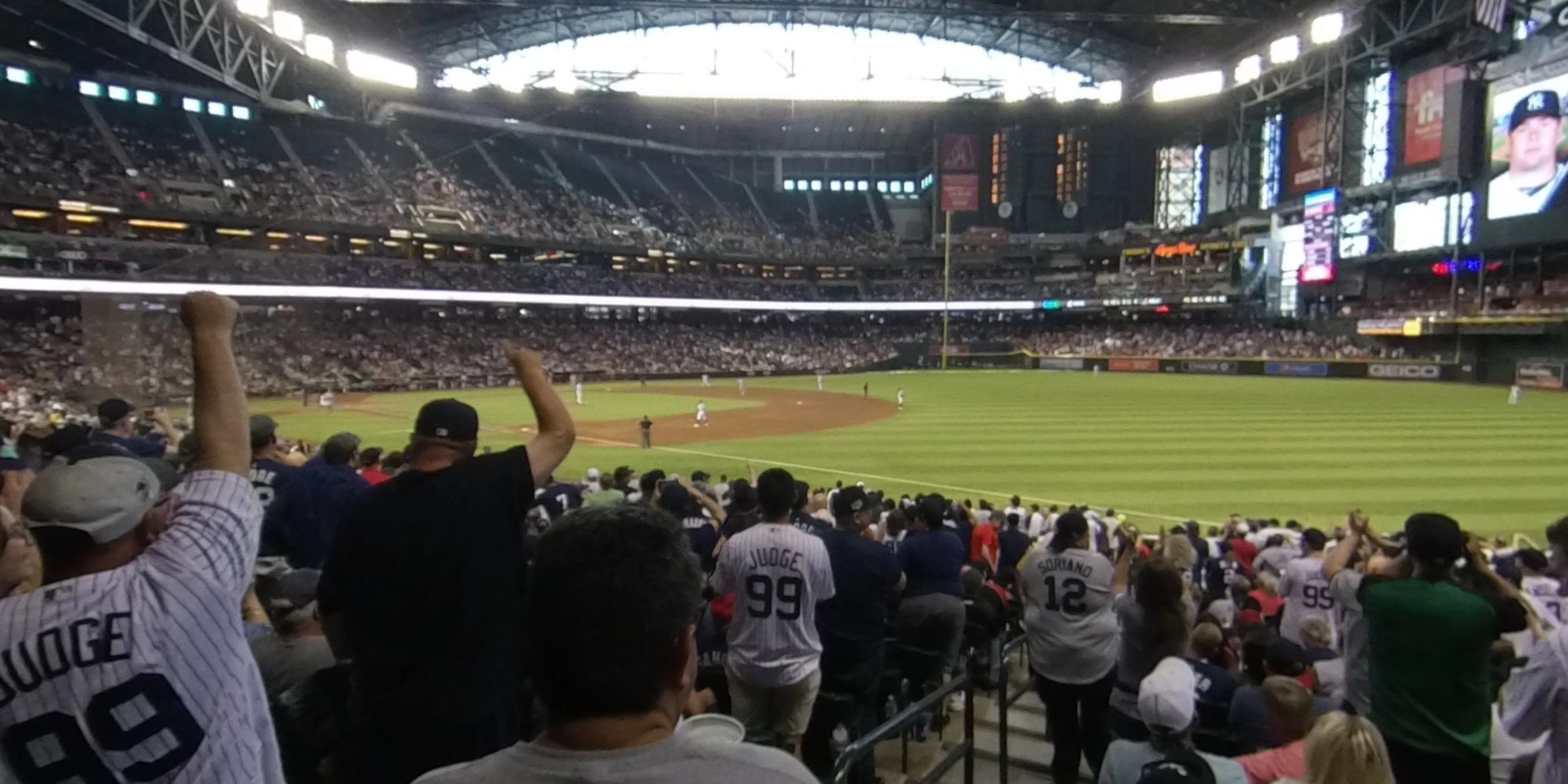 section 111 panoramic seat view  for baseball - chase field