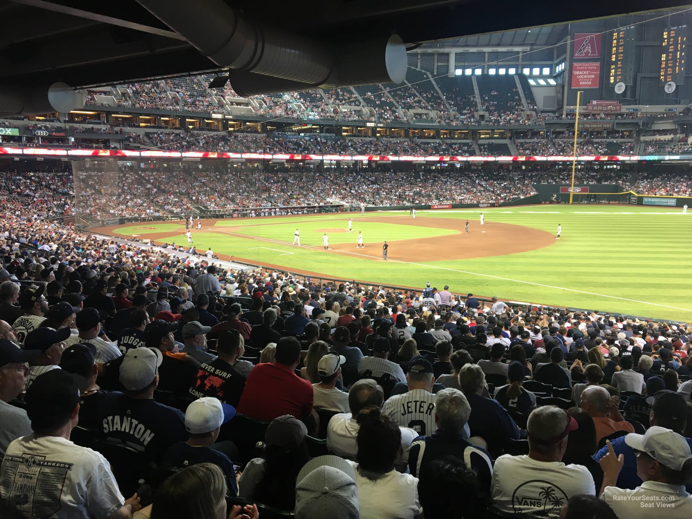 section 112, row 39 seat view  for baseball - chase field