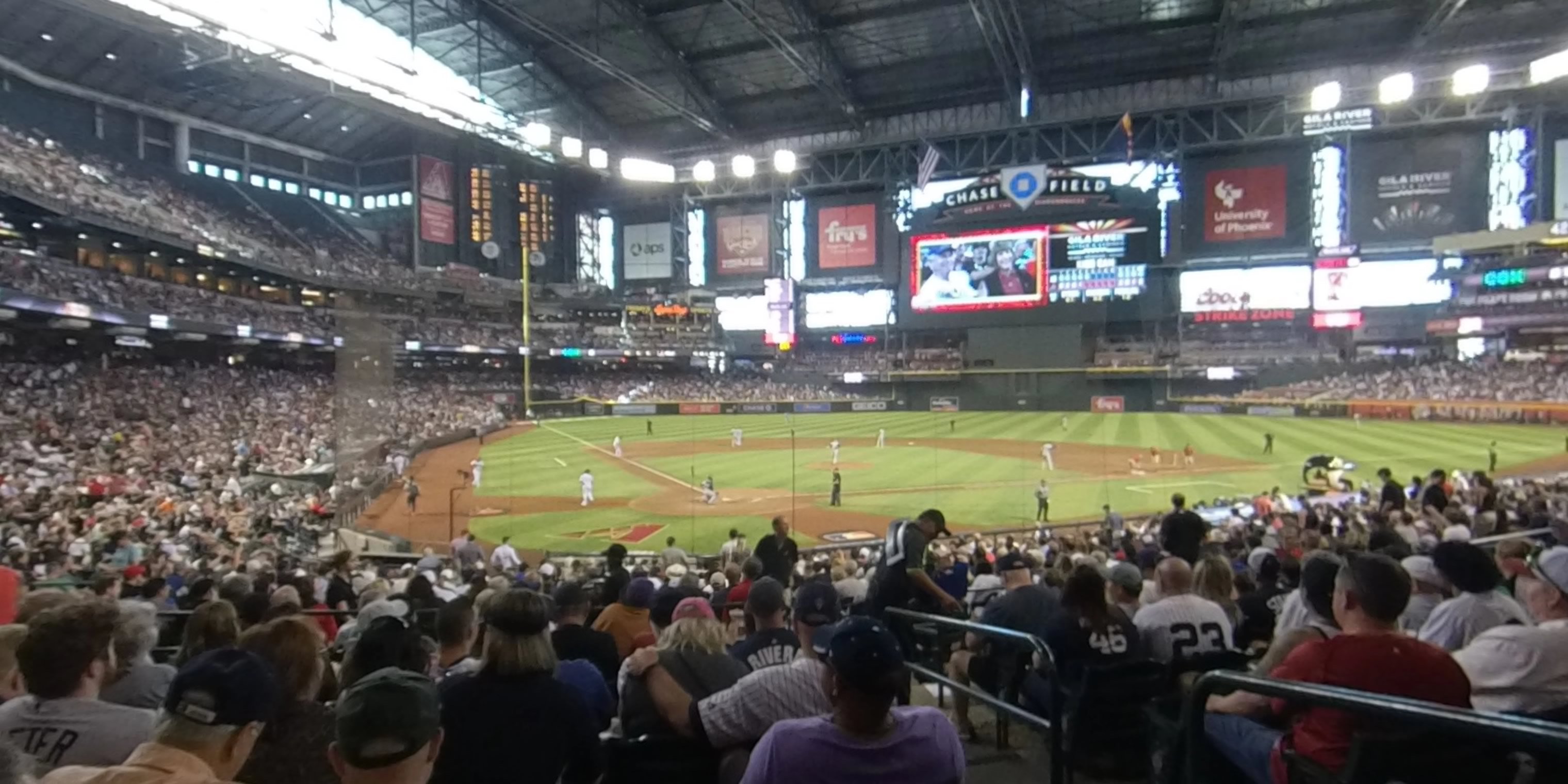 section 119 panoramic seat view  for baseball - chase field