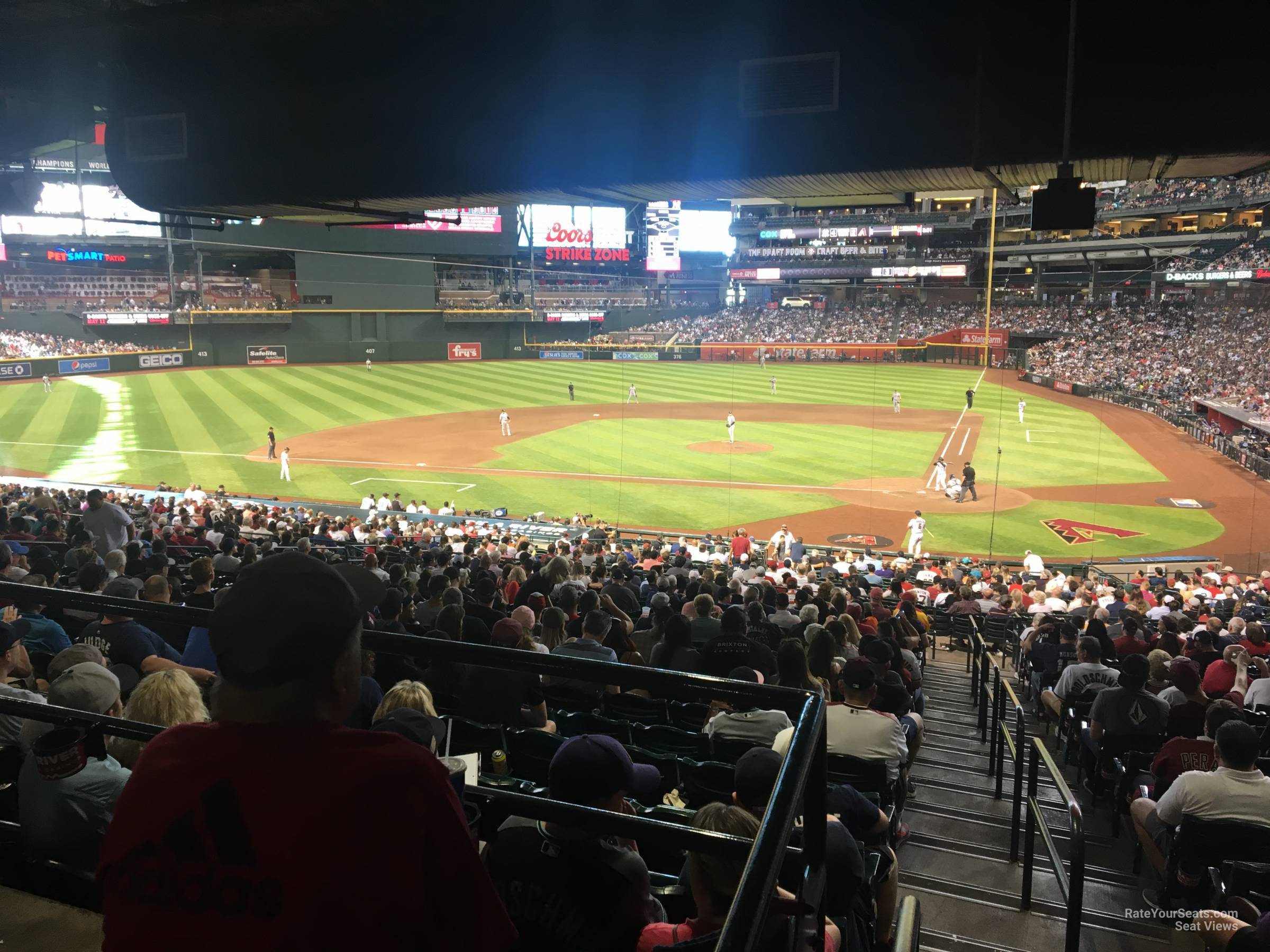section 126, row 39 seat view  for baseball - chase field