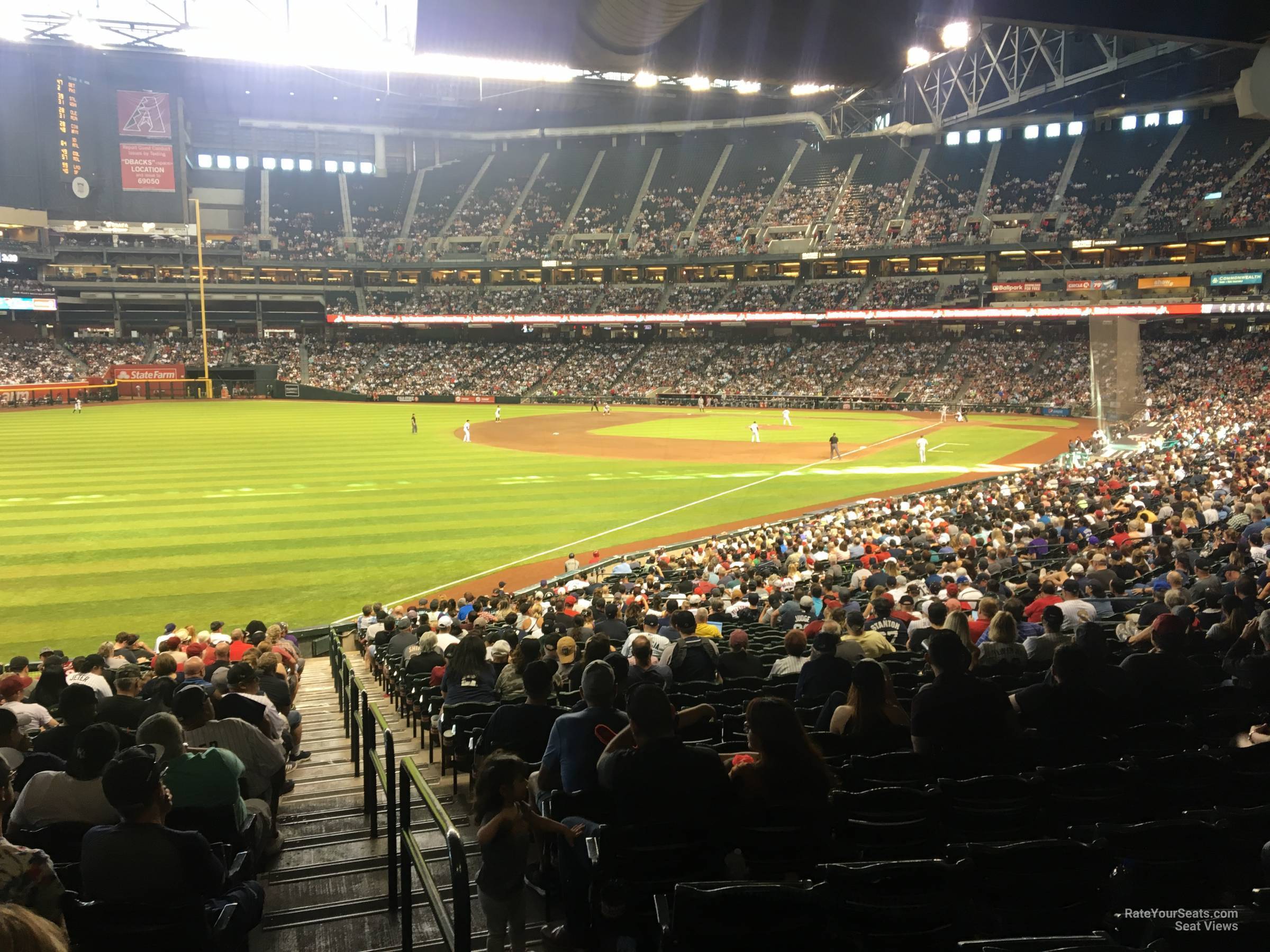 section 136, row 39 seat view  for baseball - chase field