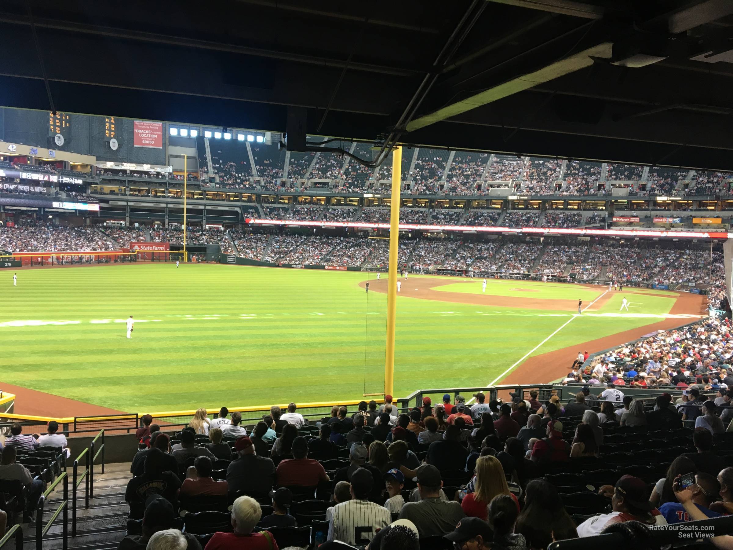 section 138, row 39 seat view  for baseball - chase field