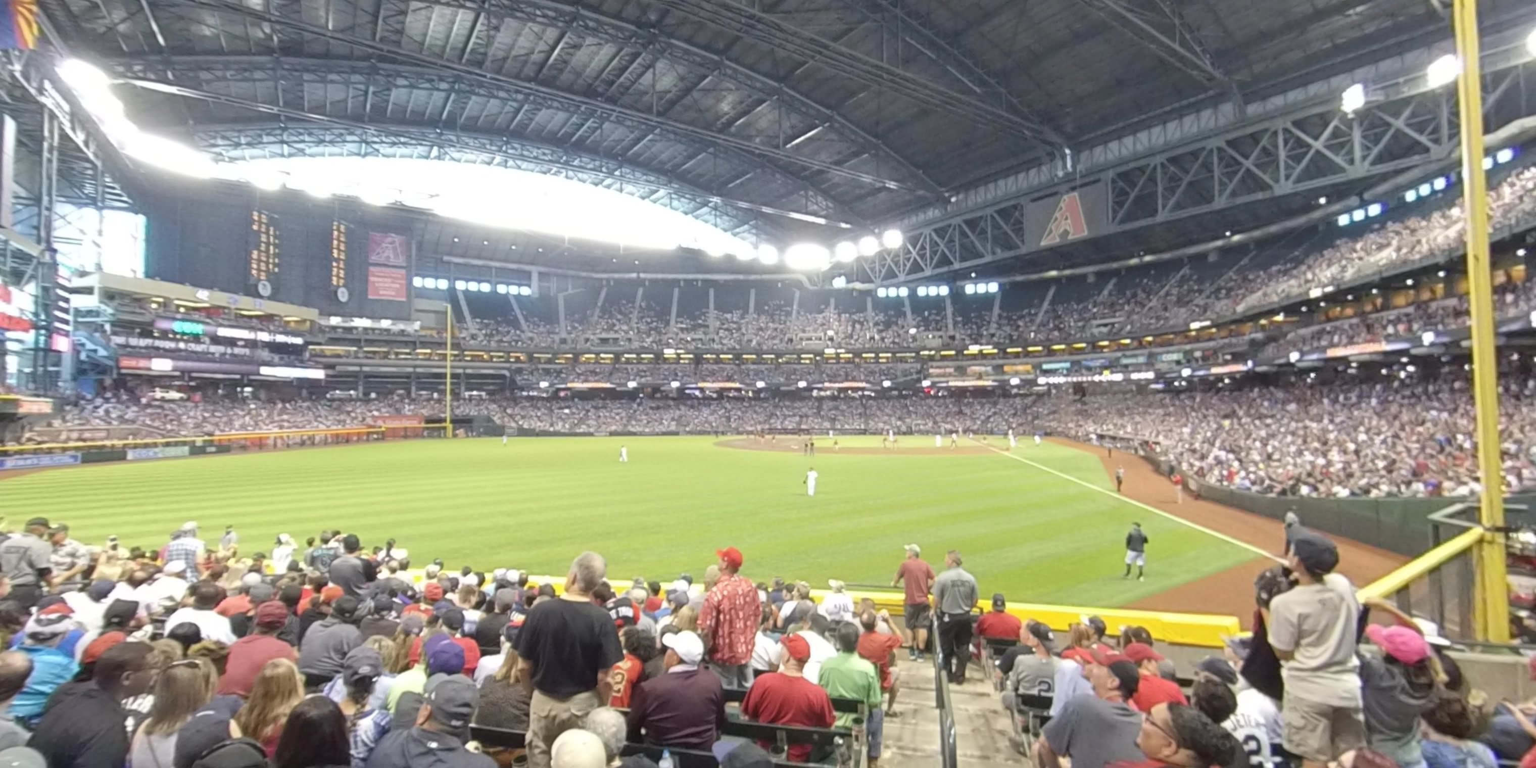 section 139 panoramic seat view  for baseball - chase field