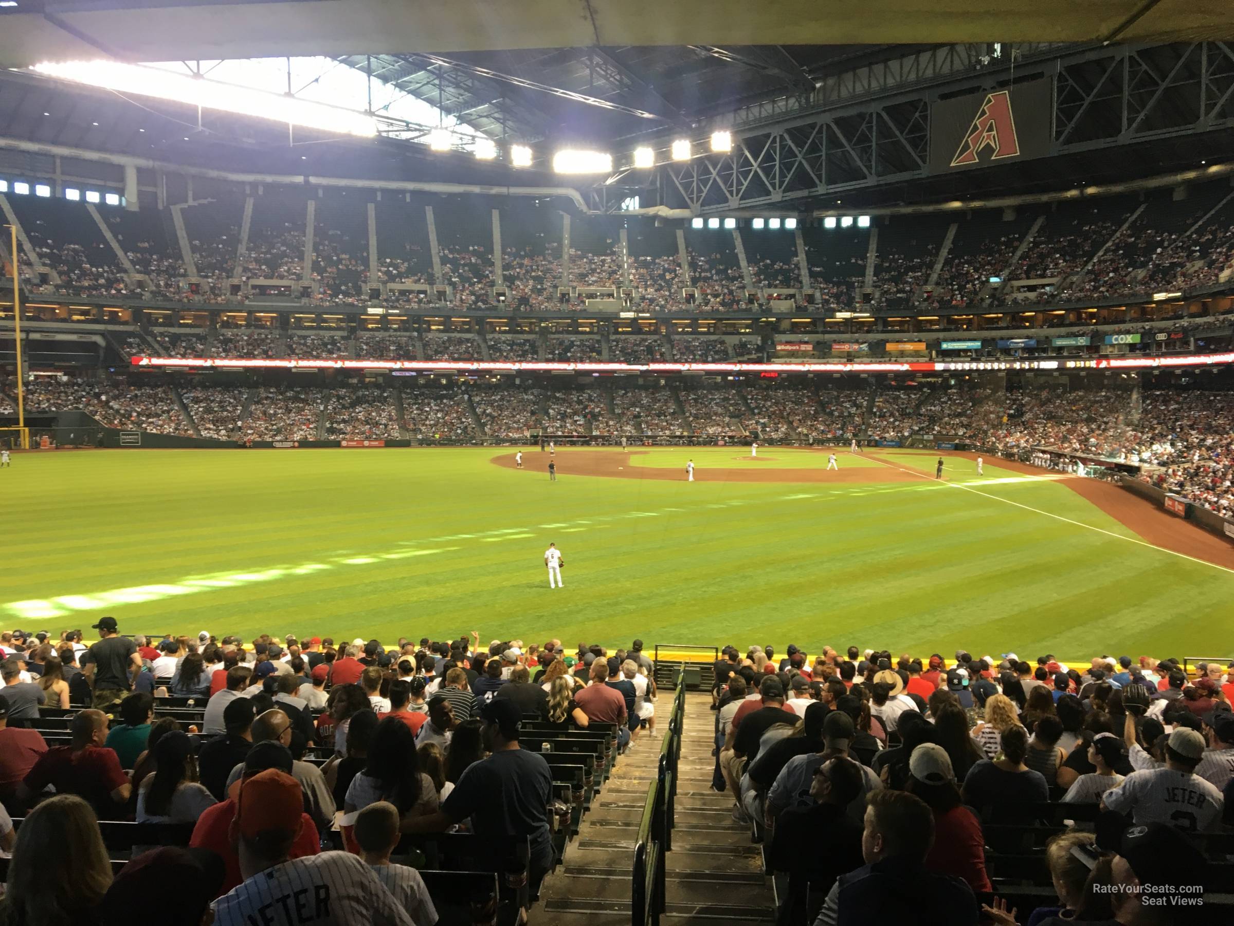 section 141, row 39 seat view  for baseball - chase field