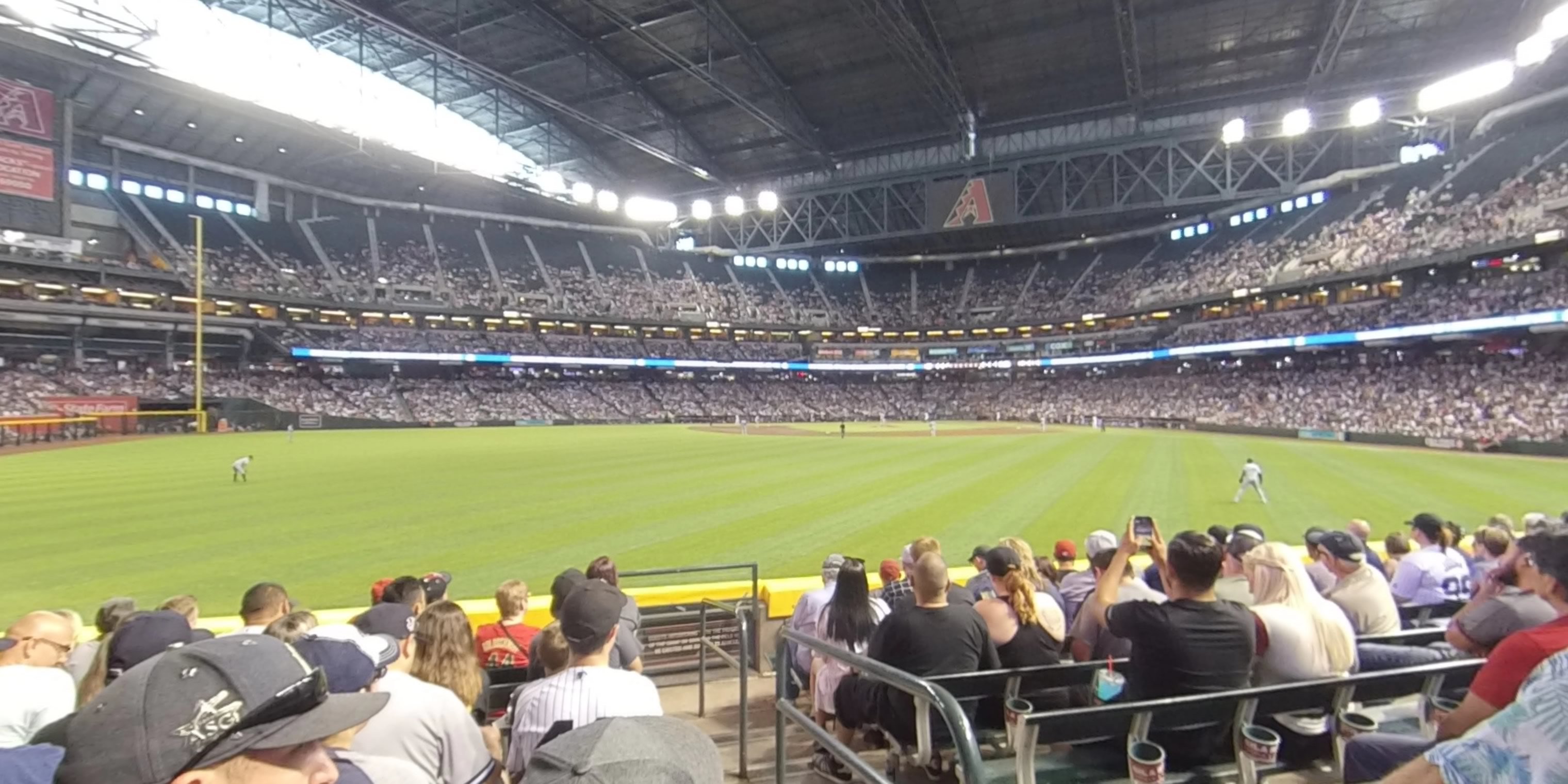 section 143 panoramic seat view  for baseball - chase field