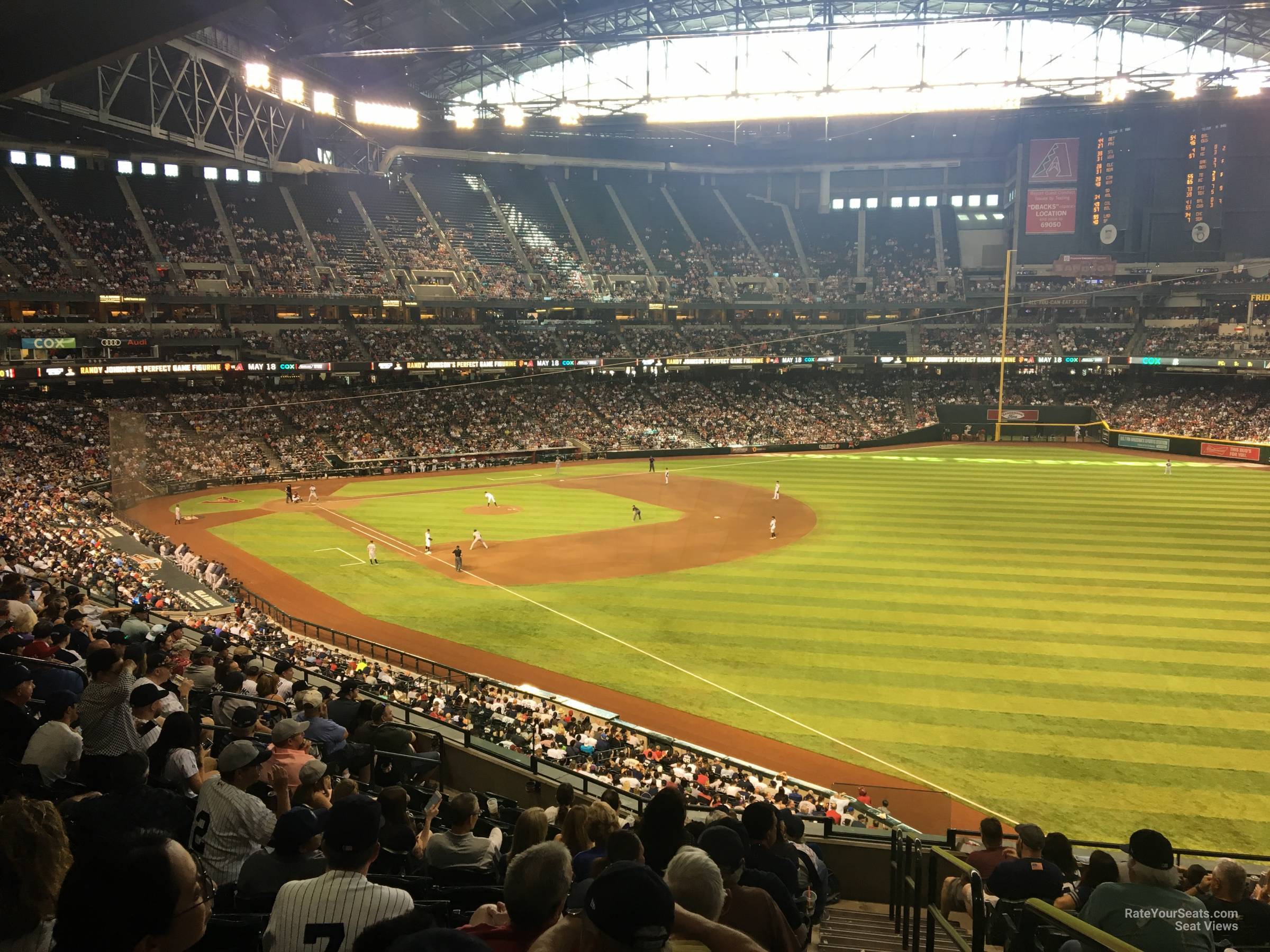 section 201, row 10 seat view  for baseball - chase field