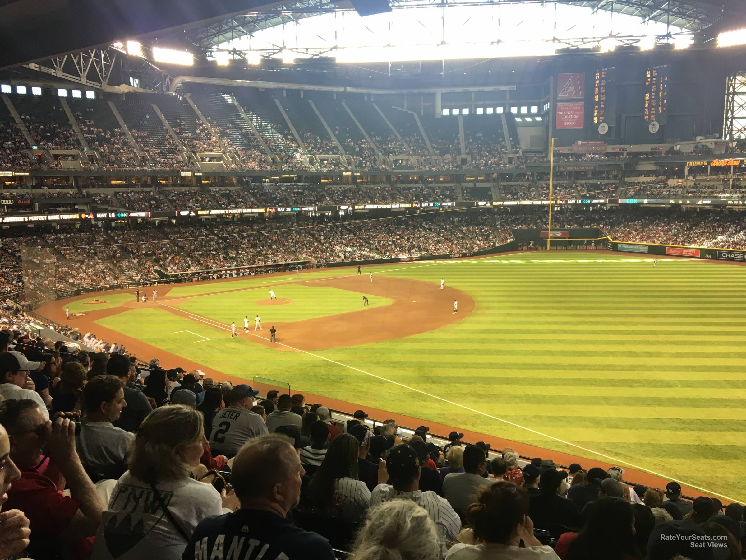 section 202, row 10 seat view  for baseball - chase field