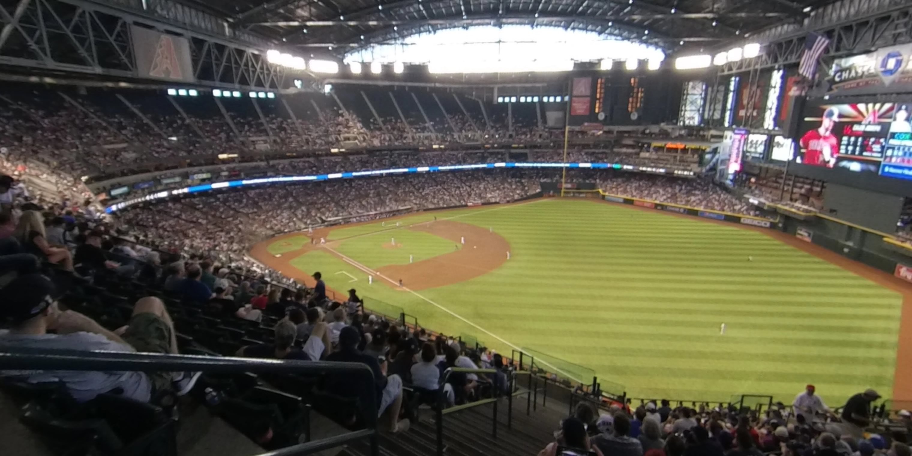 section 302 panoramic seat view  for baseball - chase field