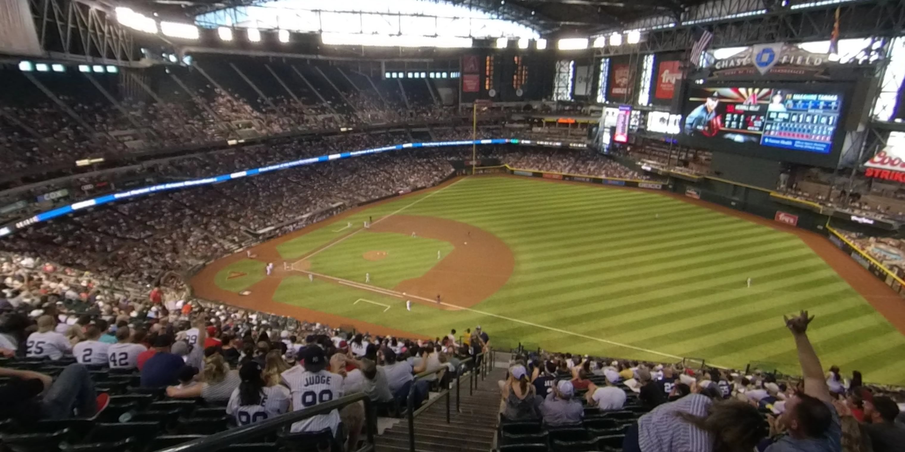section 306 panoramic seat view  for baseball - chase field