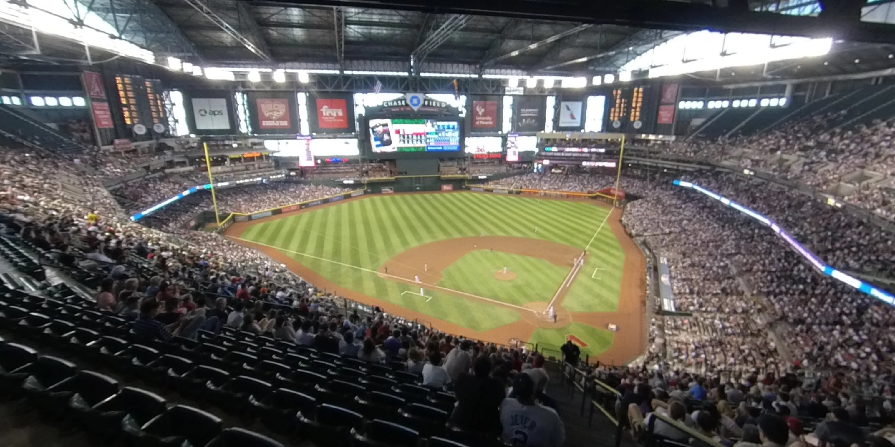 section 318 panoramic seat view  for baseball - chase field