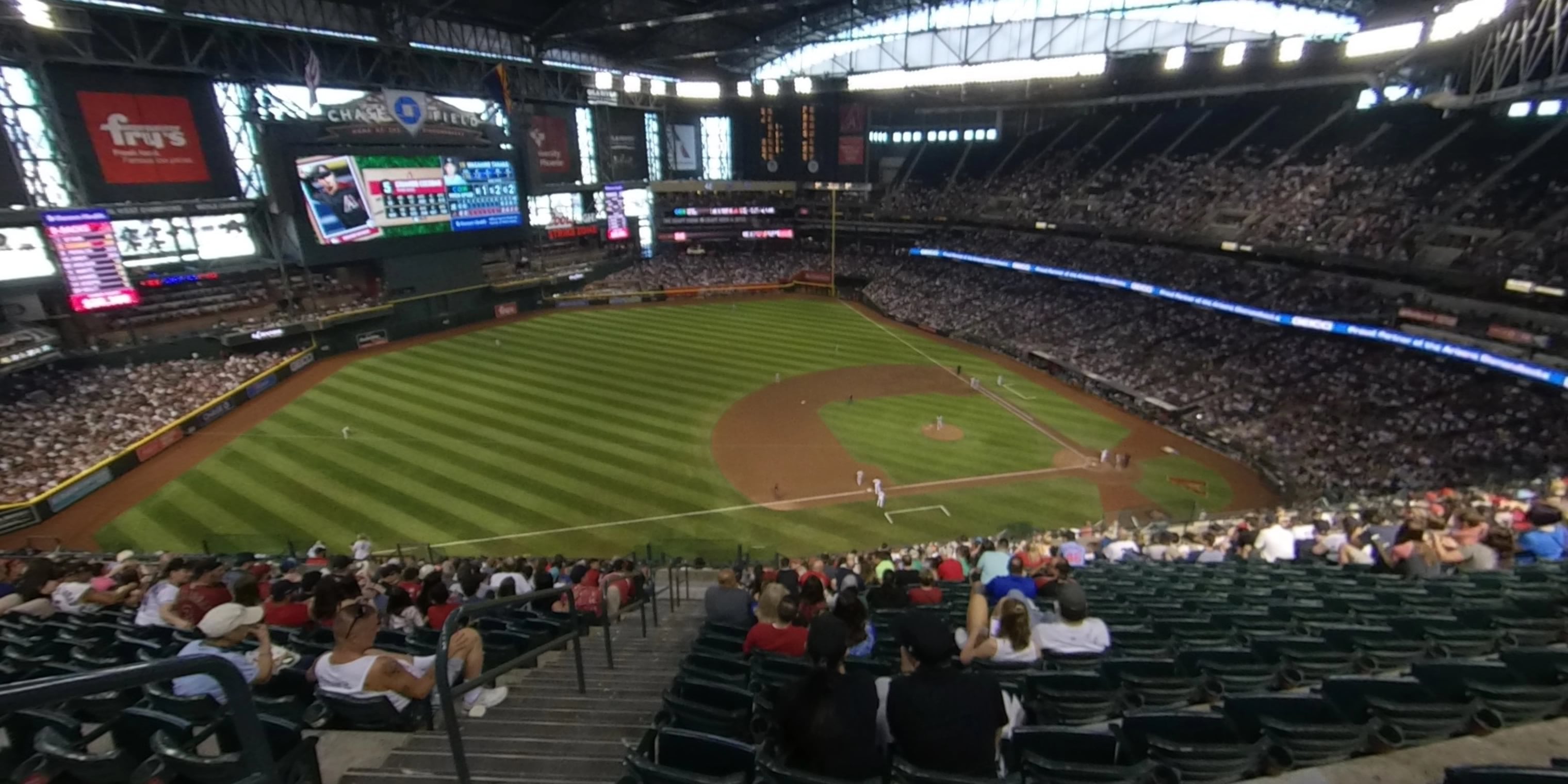 section 324 panoramic seat view  for baseball - chase field