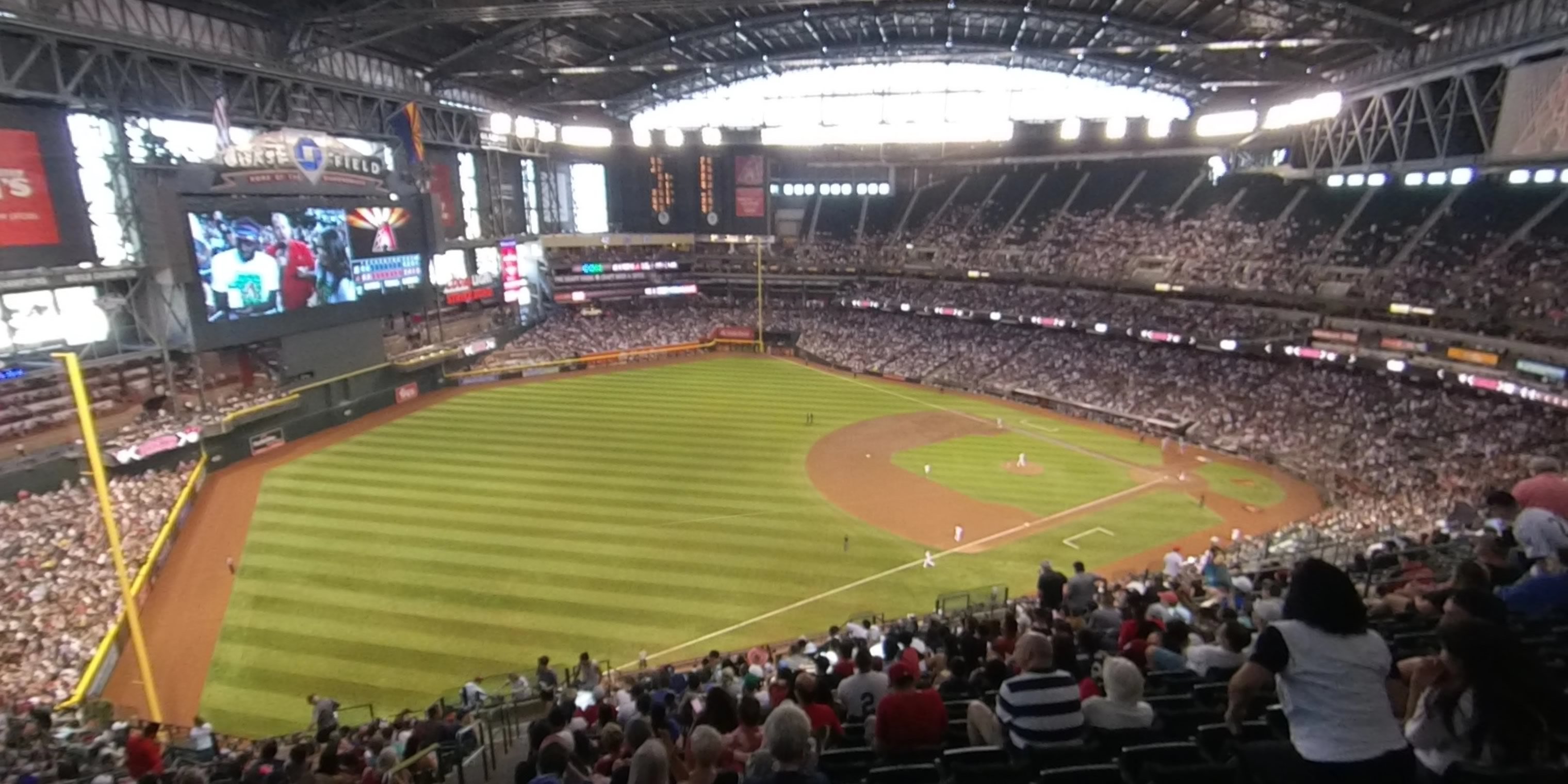 section 328 panoramic seat view  for baseball - chase field