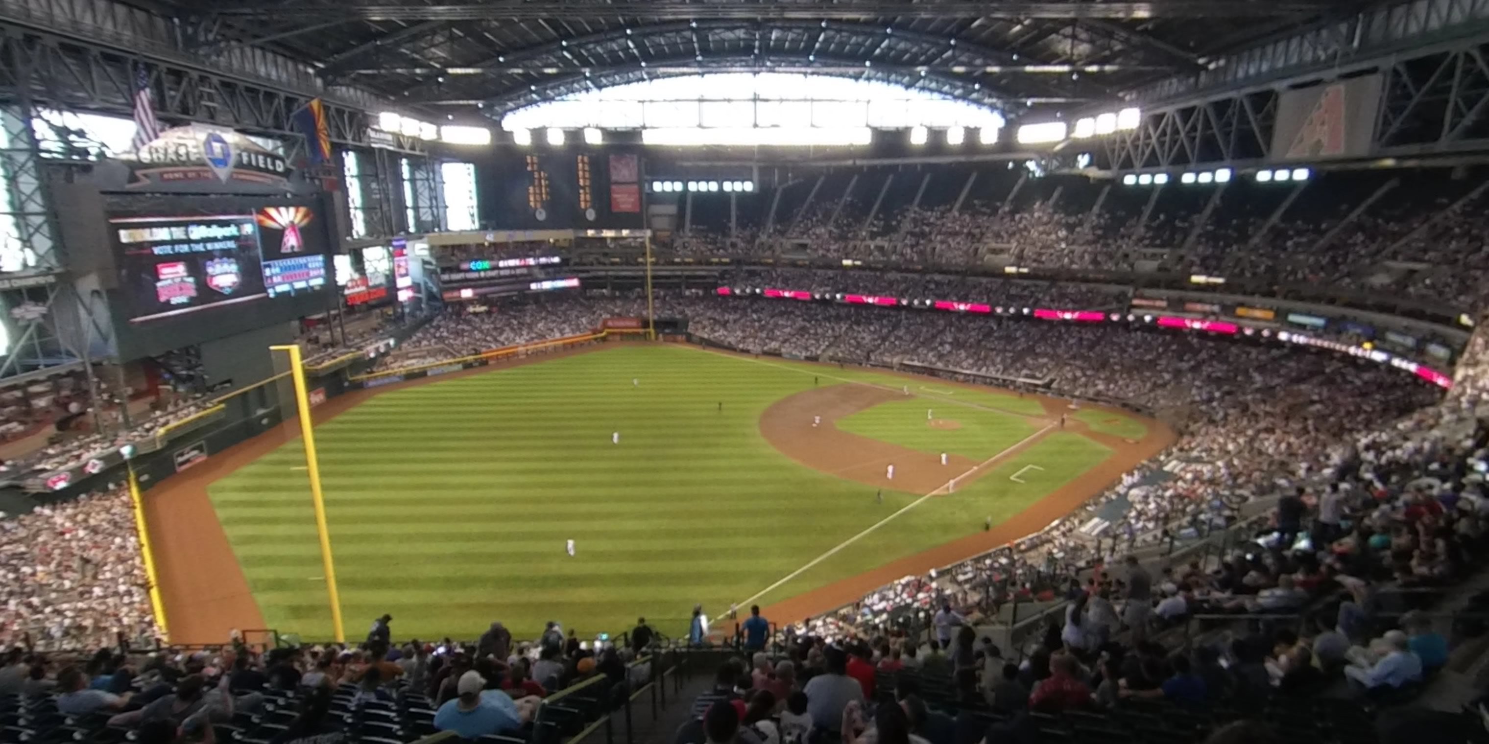 section 330 panoramic seat view  for baseball - chase field