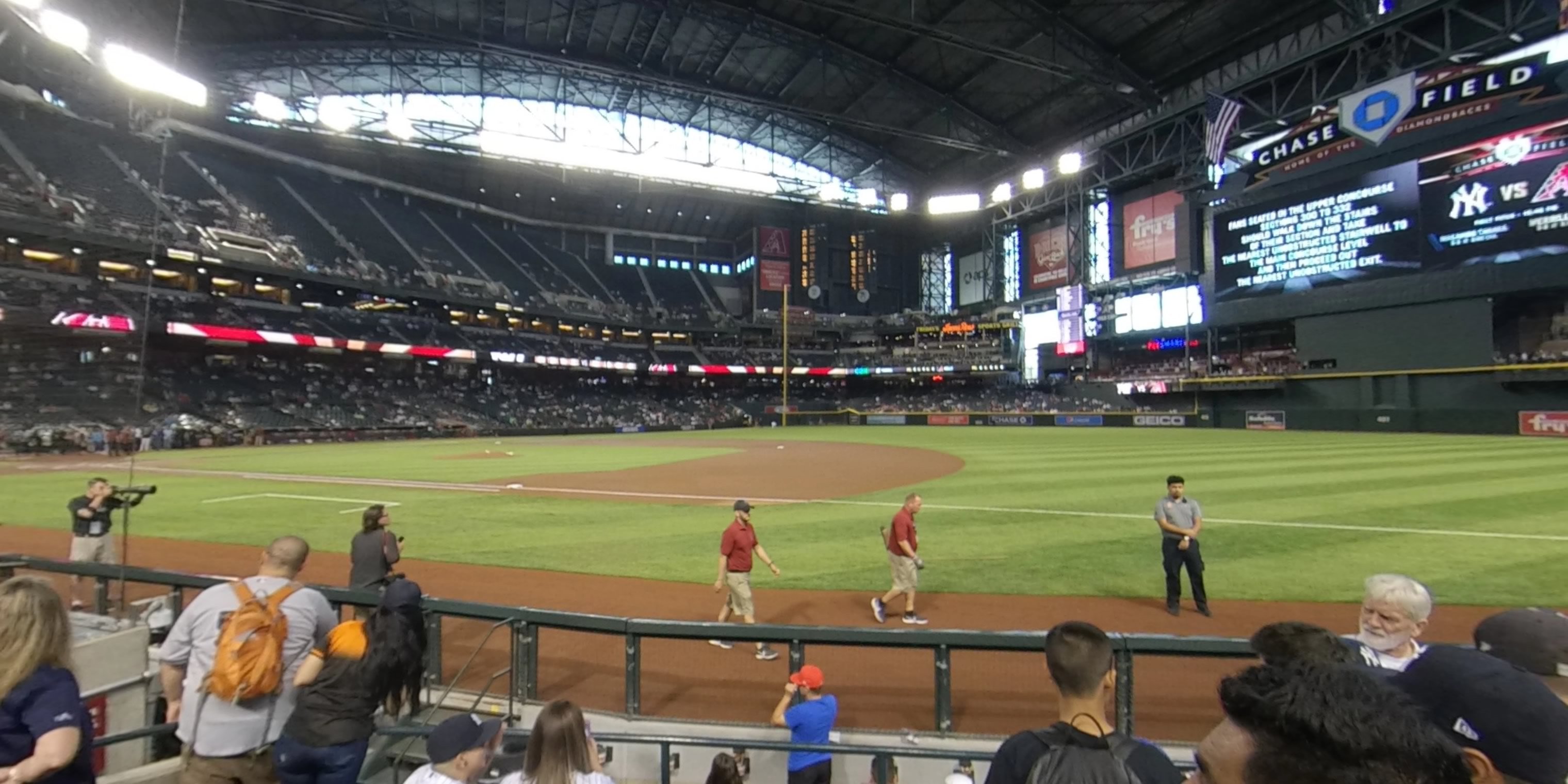 section a panoramic seat view  for baseball - chase field