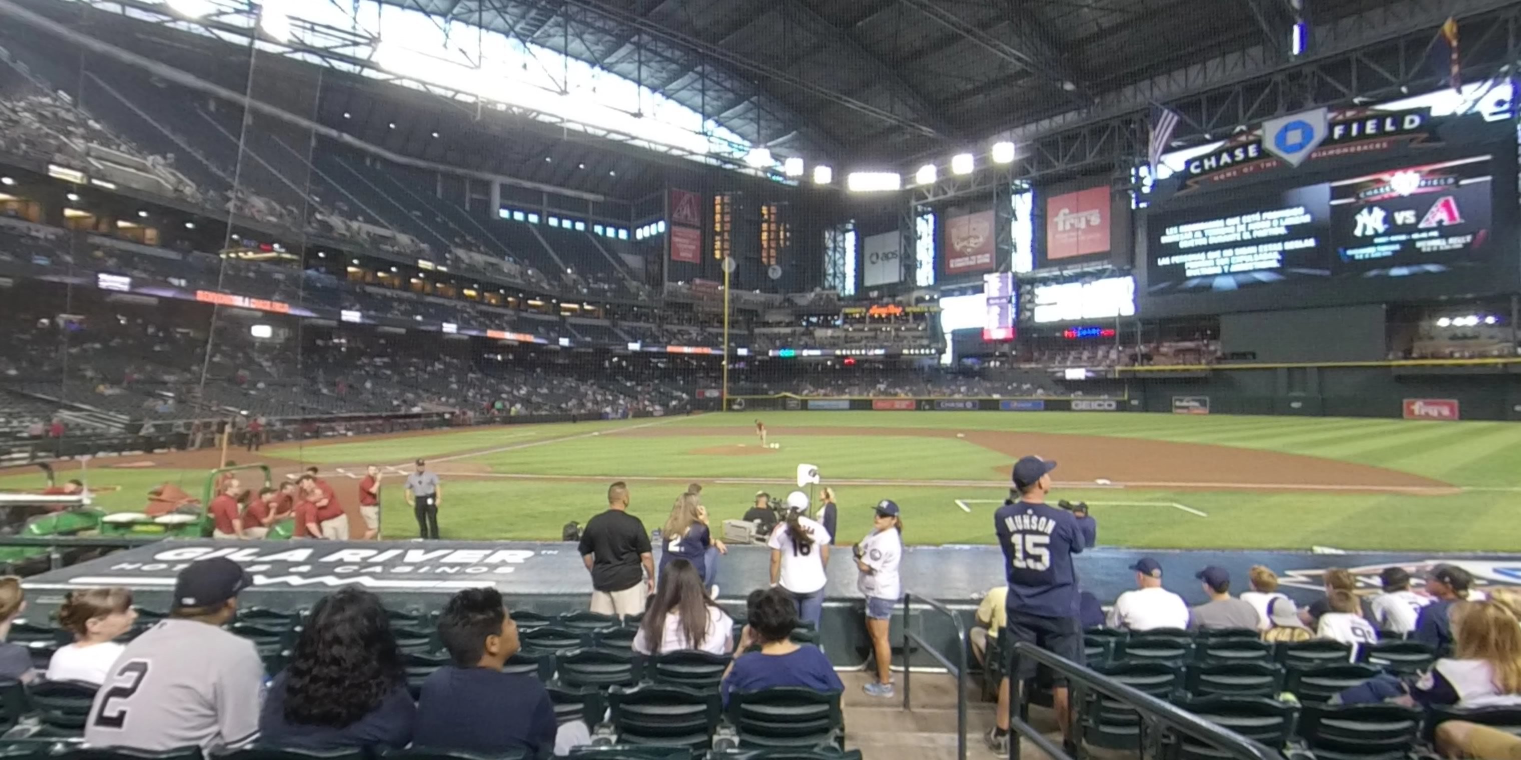section e panoramic seat view  for baseball - chase field