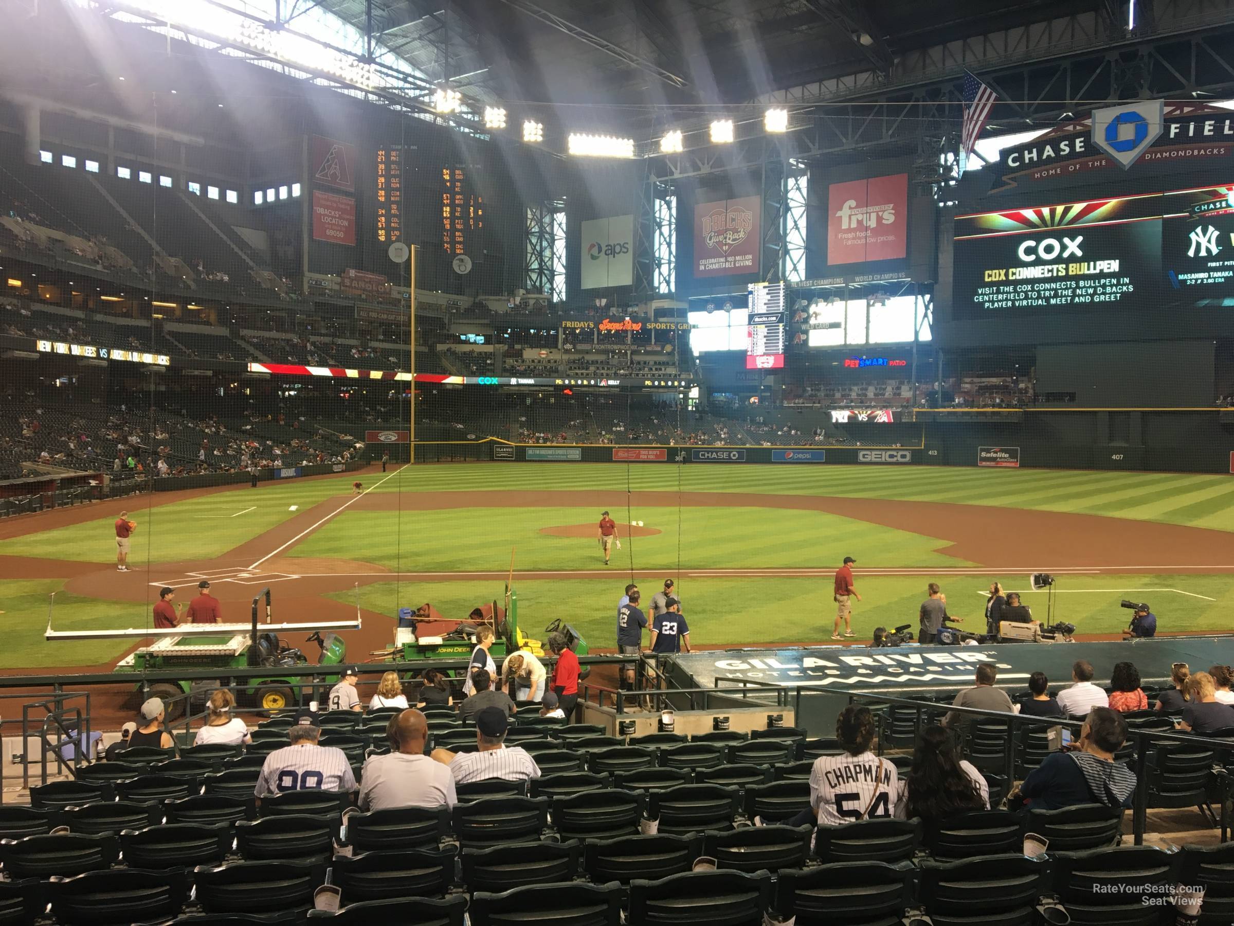 section g, row m seat view  for baseball - chase field