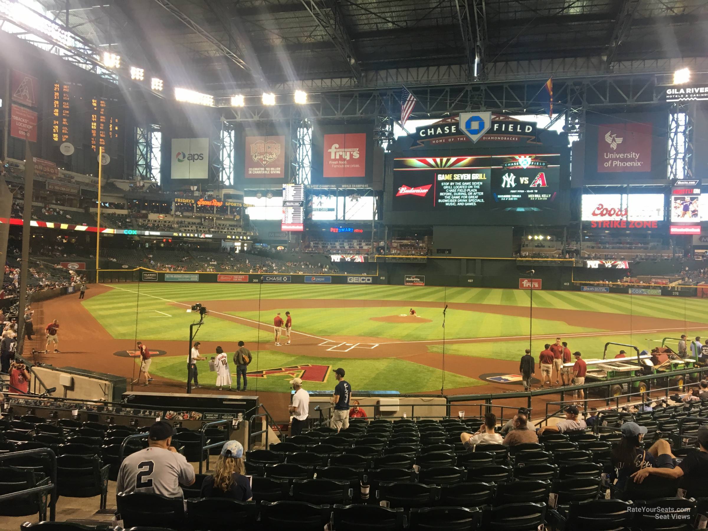section i, row m seat view  for baseball - chase field
