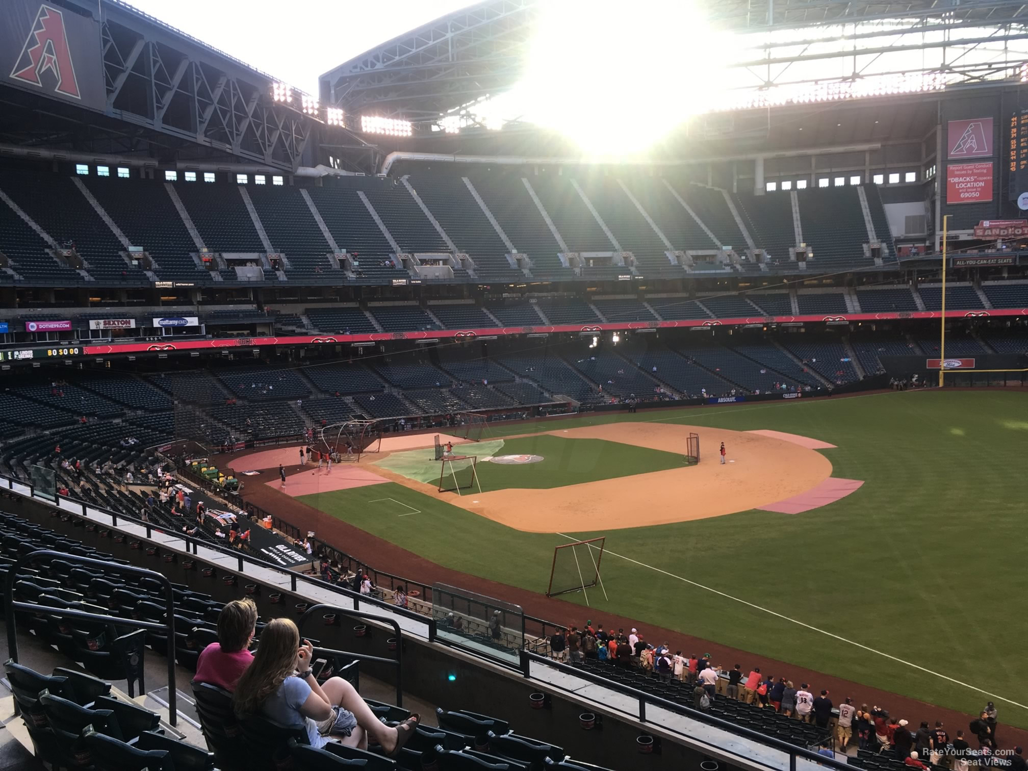 Chase Field Section 202 Arizona Diamondbacks